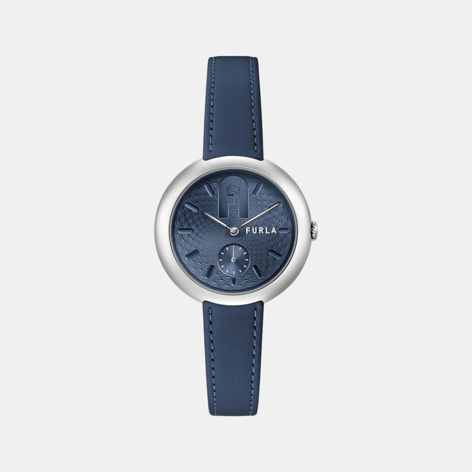 Furla Heritage Women Quartz Silver Dial Analog Leather Watch WW00013002L1