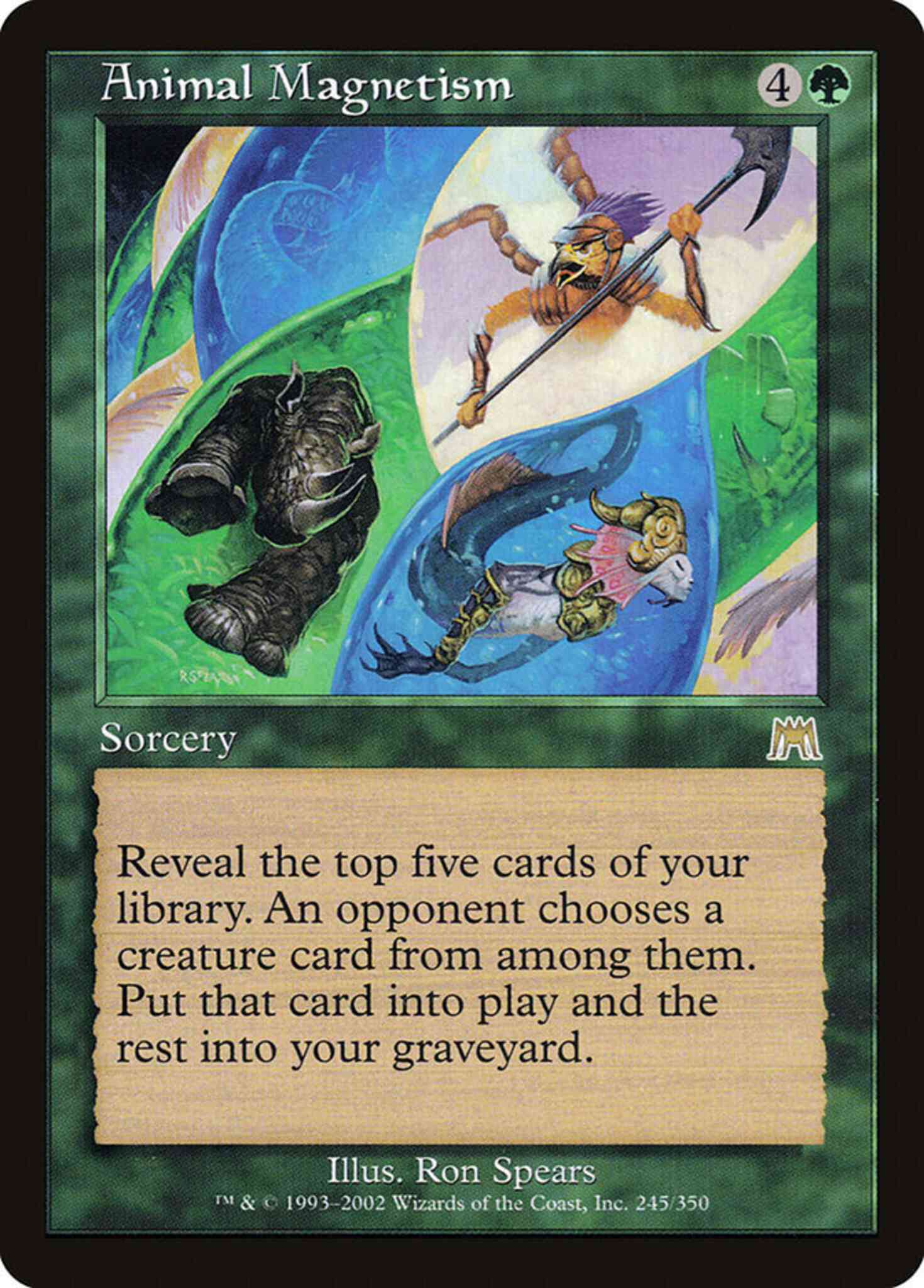 Animal magnetism 245 – Magic Animal Magnetism [245] [Onslaught] [Non-Foil]