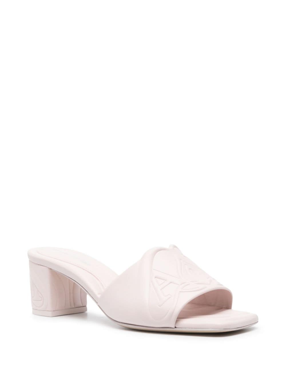 Alexander McQueen 60mm Seal Motif Mules - view 2