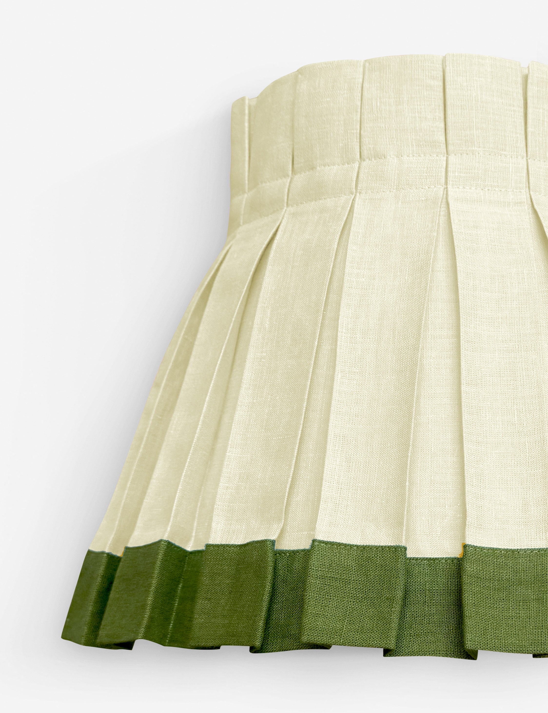 Lulu and Georgia Color Block Classic Box Pleat Lampshade by Cielle Home - view 11