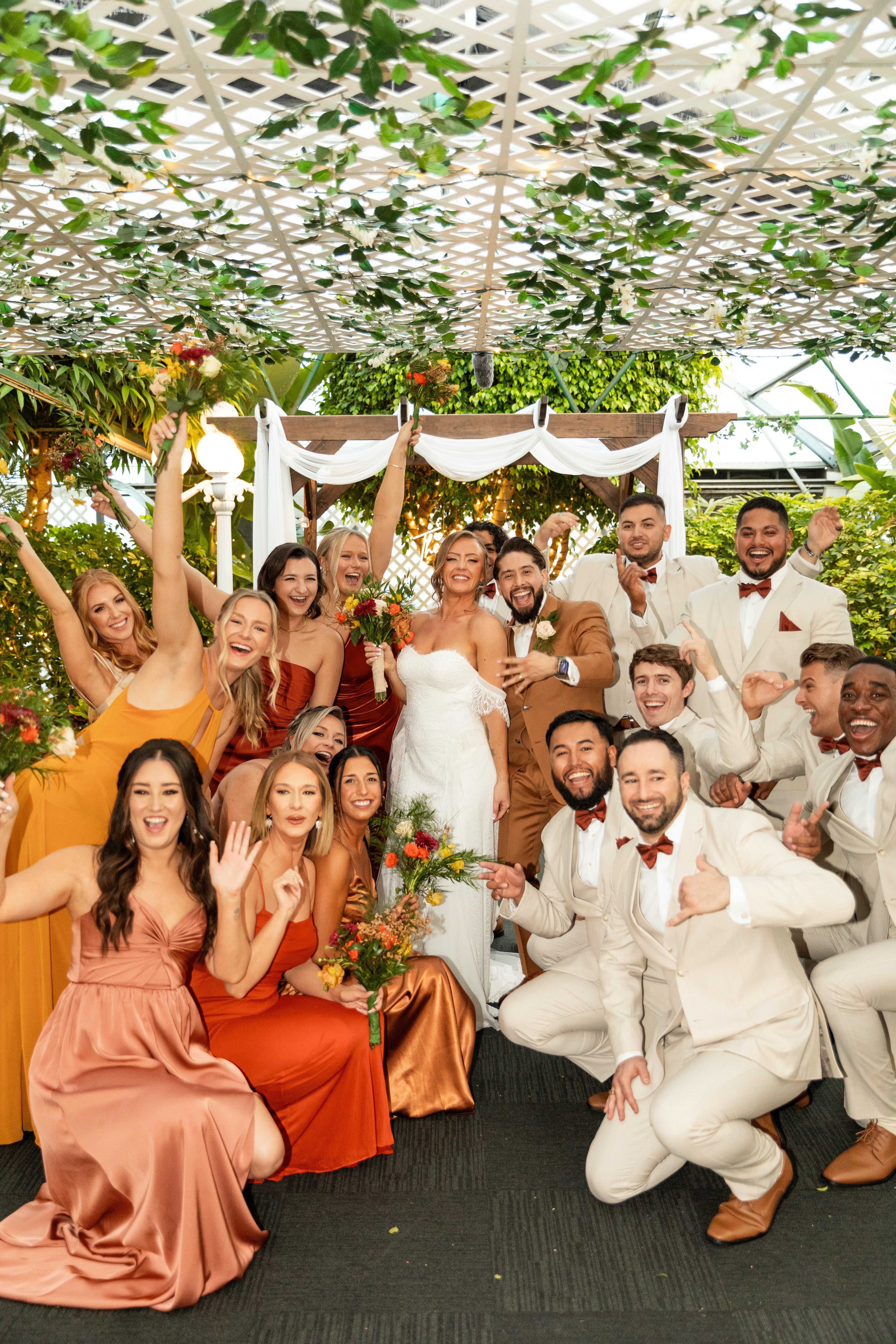 fiftyflowers.com Rustic Terracotta and Emerald Green Botanical Desert Wedding - view 2