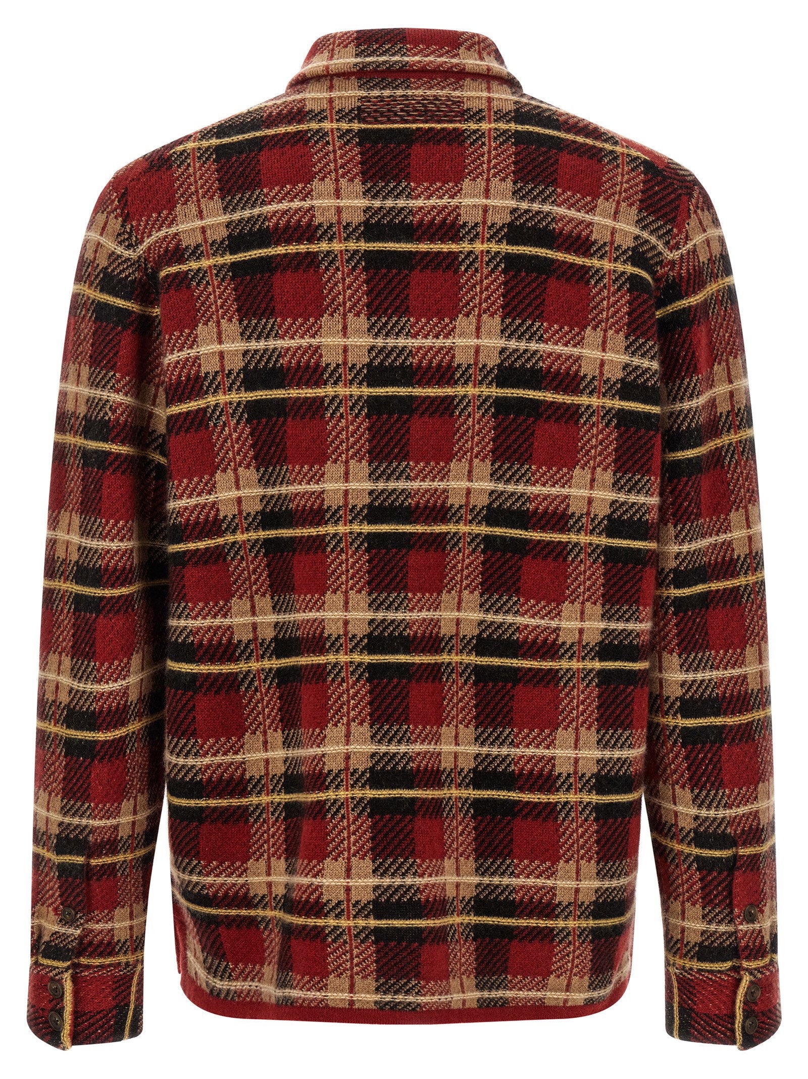 Guest In Residence Plaid Work Shirt – 100% cashmere - view 2