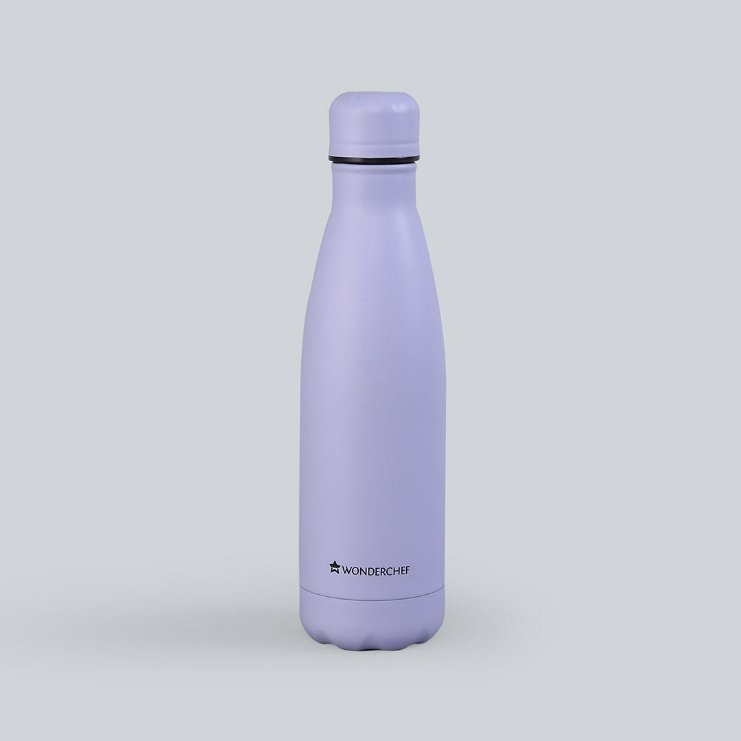 Wonderchef Purple Rain, 500ml, Double Wall Stainless Steel, Vacuum Insulated, Hot And Cold Flask - view 2