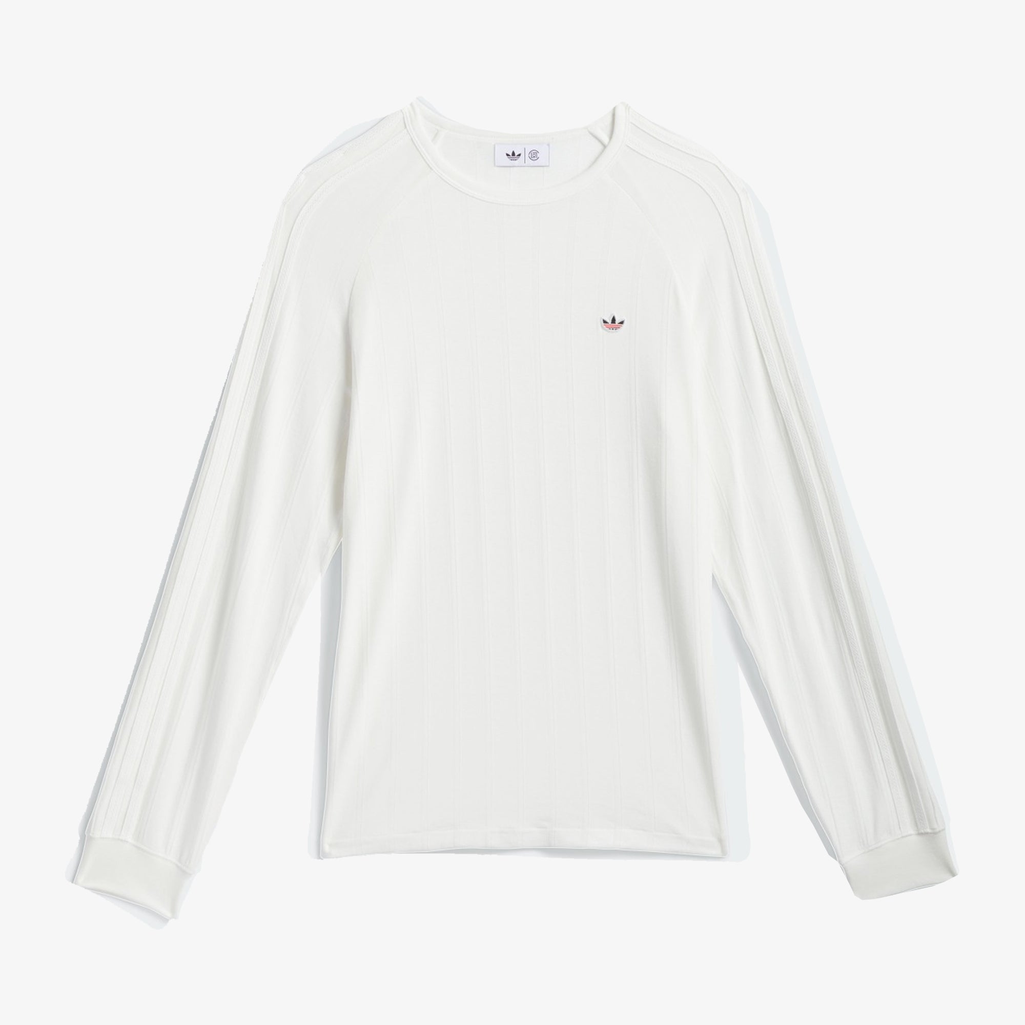 Adidas Originals | Clot Long Sleeve Ribbed Tee By Edison Chen { Core White/core White