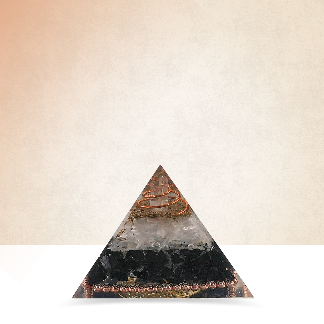 Black tourmaline selenite – Gemsmantra Black Tourmaline & Selenite Orgonite Pyramid/Orgone Pyramid