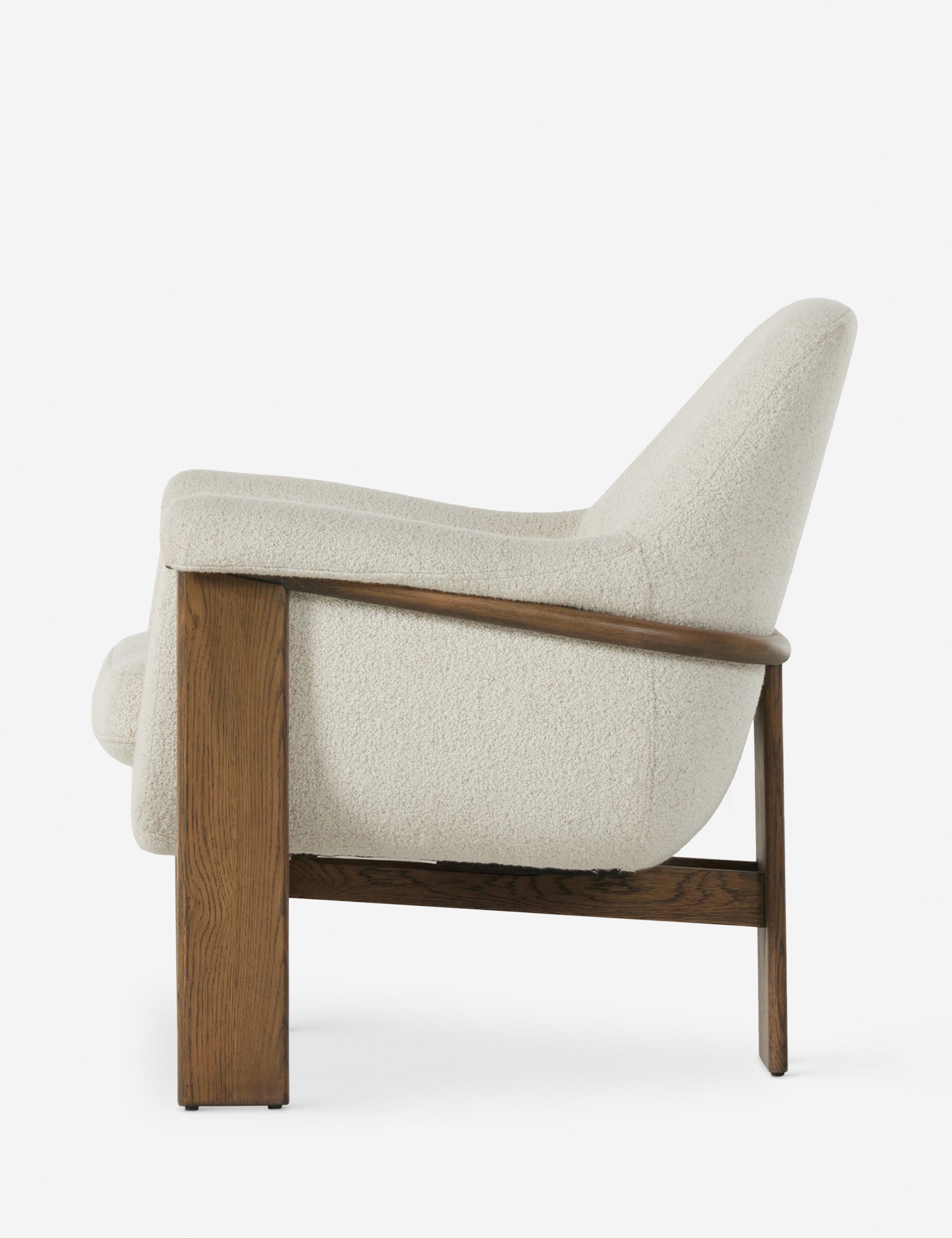 Lulu and Georgia Byrne Accent Chair – Ivory Sheepskin - view 4