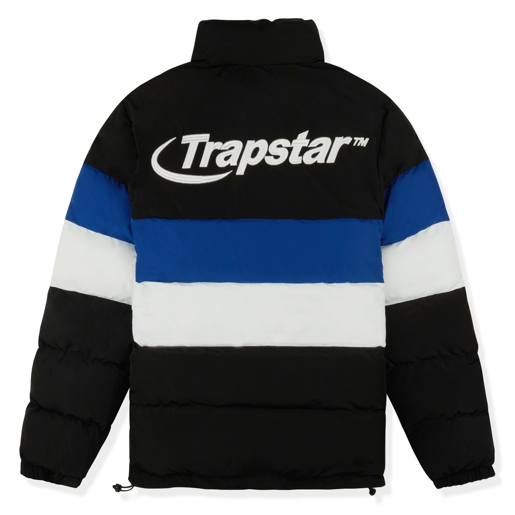 Trapstar Hyperdrive Puffer Black Blue White Jacket - view 2