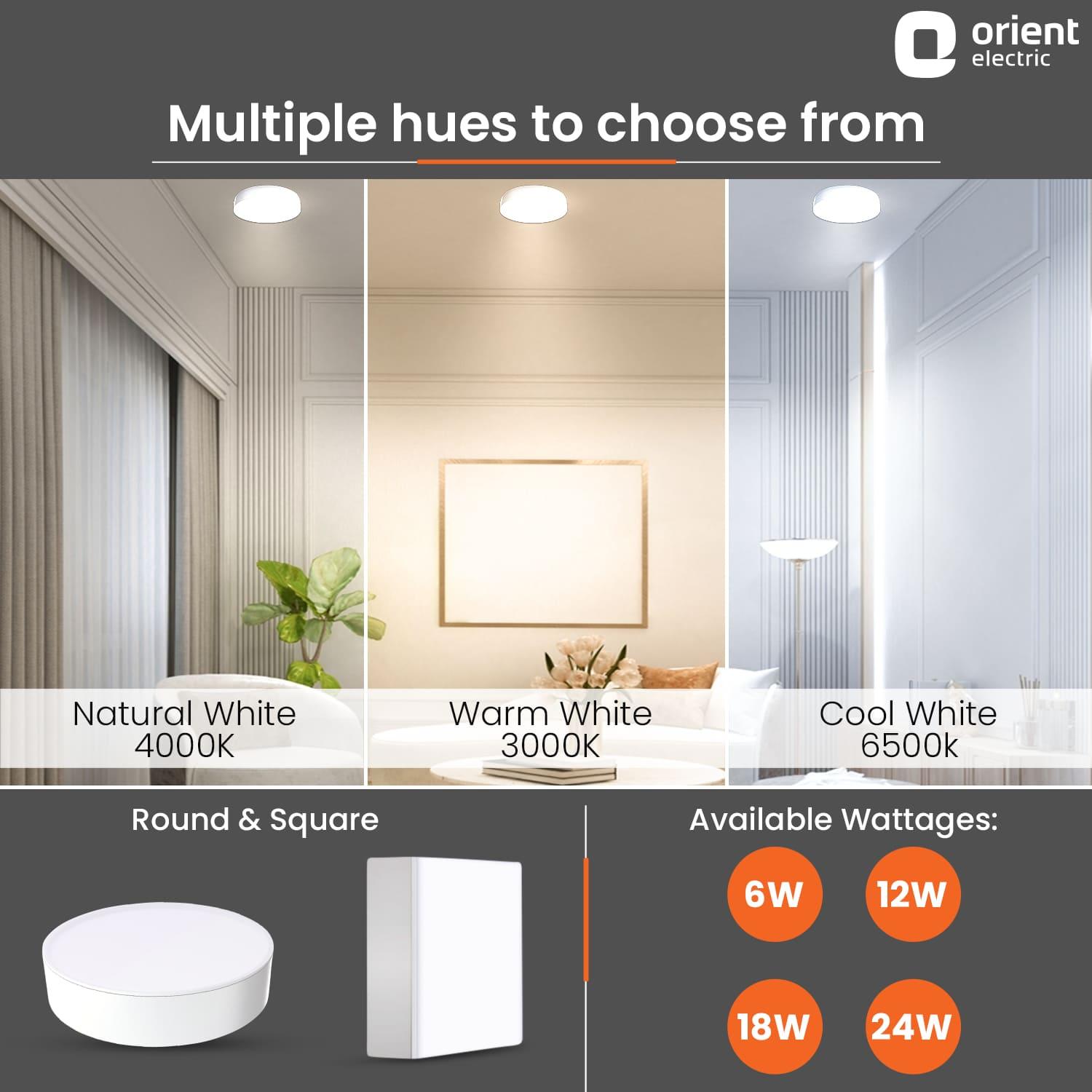 Orient Electric Rimless LED Surface Panel Light | Wide Voltage Operation | BIS Certified - view 10