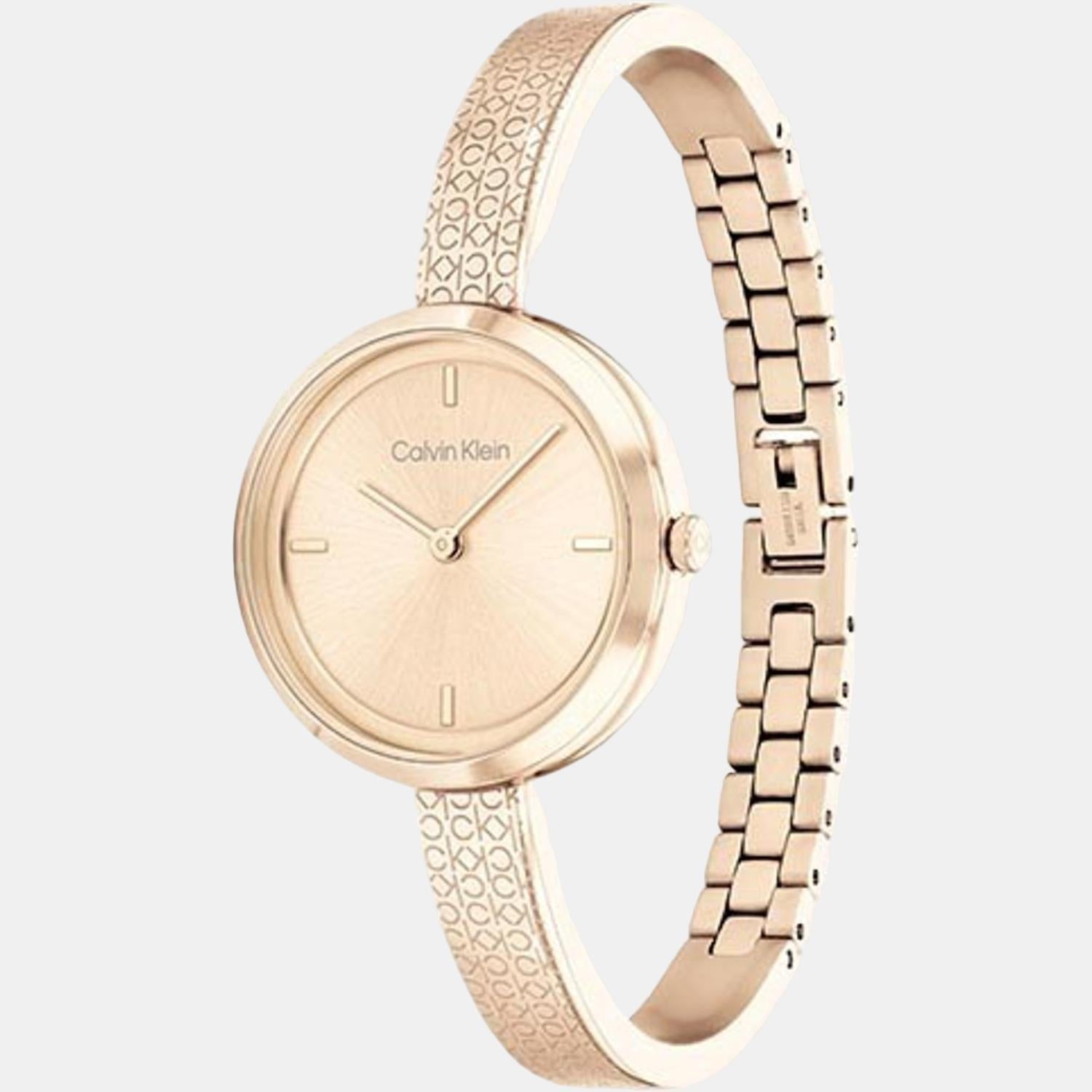 Calvin Klein Ck Iconic Women Quartz Rose Gold Dial Analog Stainless Steel Watch 25200183 - view 2
