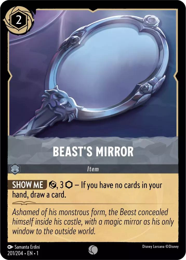 204 the first – Lorcana Beast's Mirror - 201/204 [The First Chapter] [Non-Foil]