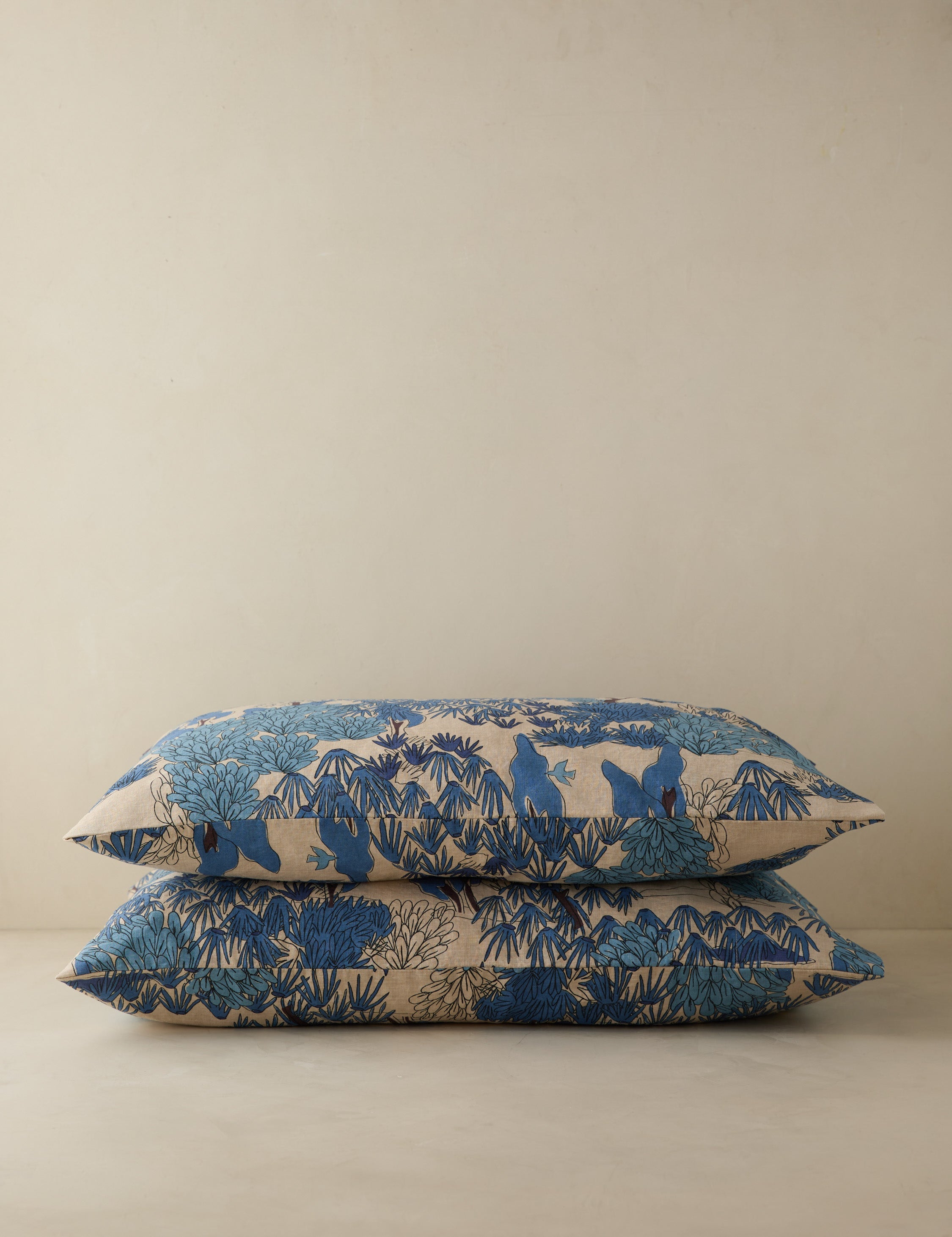 Lulu and Georgia Garden Walk Linen Cotton Pillowcase (Set of 2) by Sarah Sherman Samuel - view 2