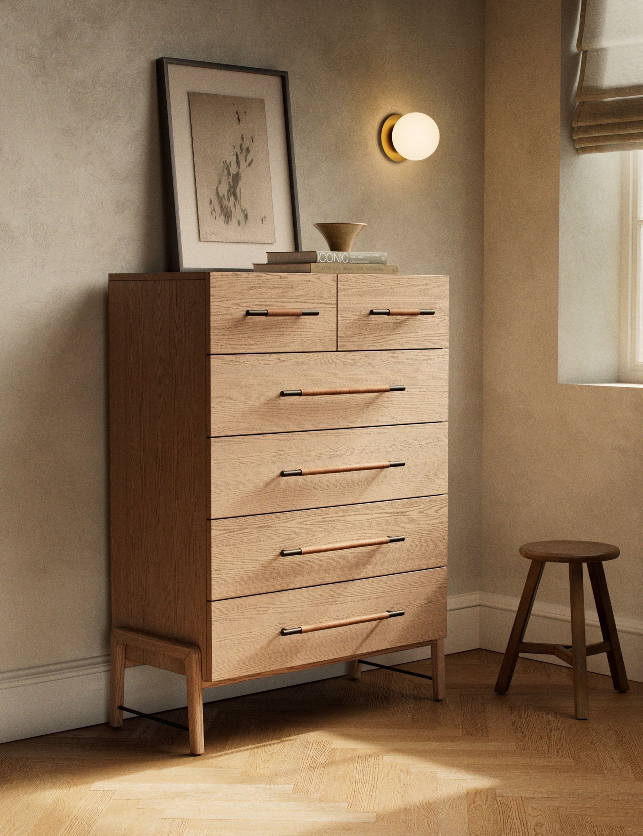 Lulu and Georgia Avalon Tall 6-Drawer Dresser - view 2