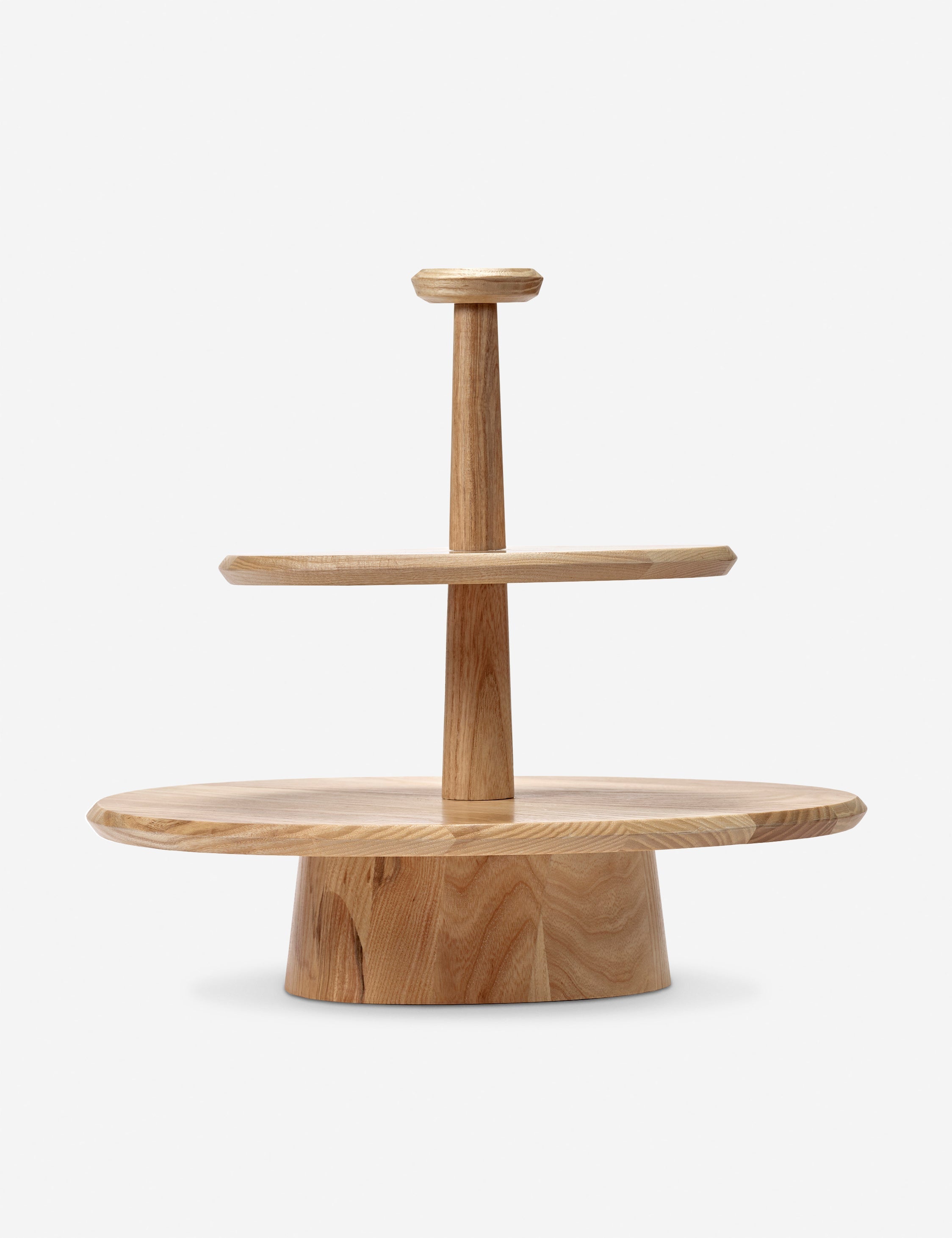 Lulu and Georgia Dune Ash Wood Cake Stand by Kelly Wearstler x Serax - view 11
