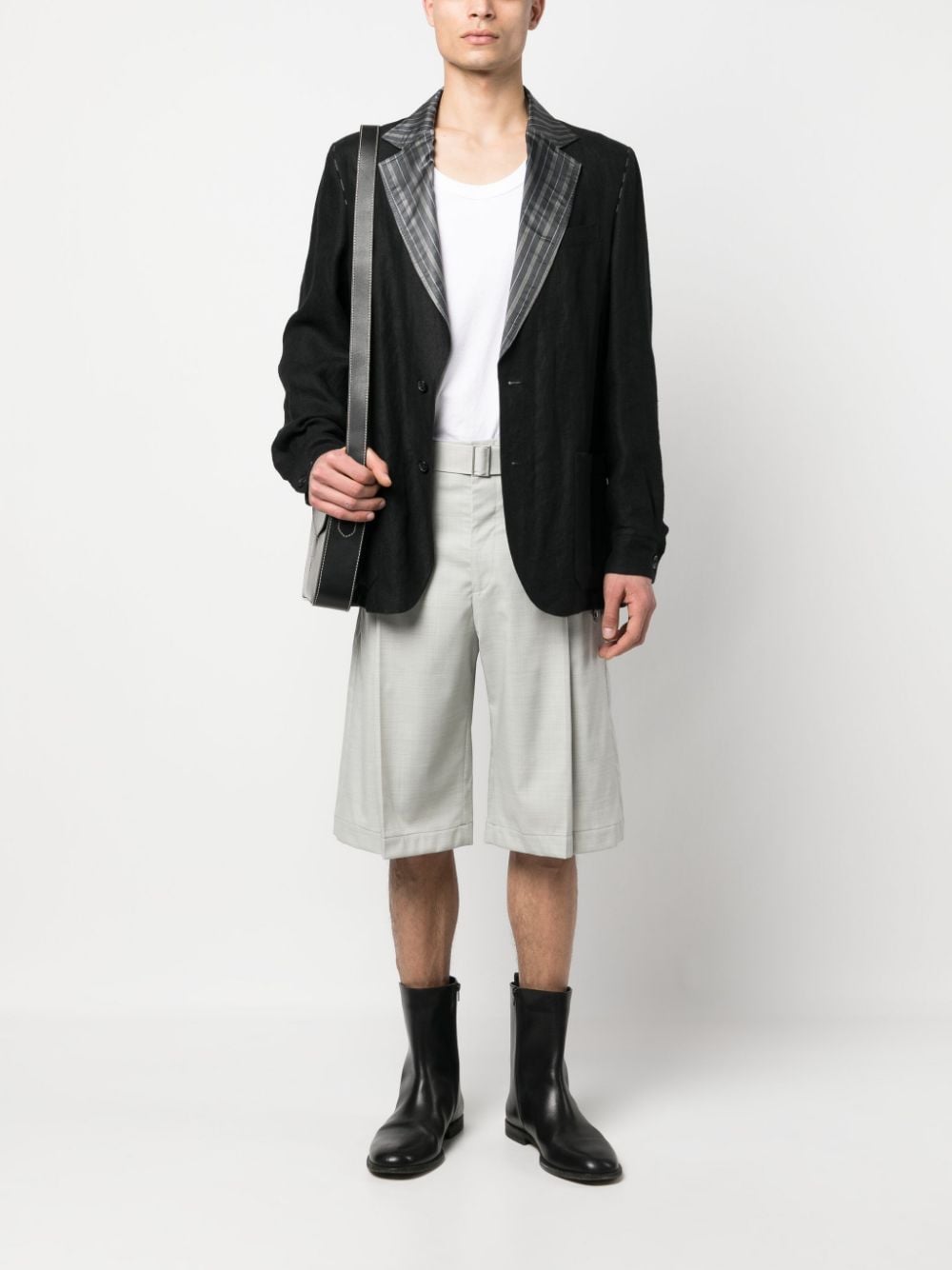 Études Ãtudes Wool blend shorts - view 4