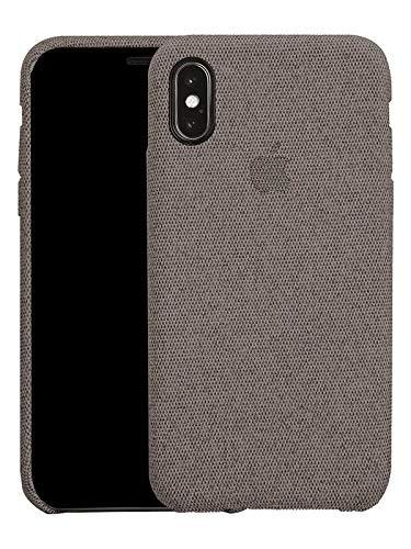 KShop Fabric Cover For iPhone X / XS - Dark Grey
