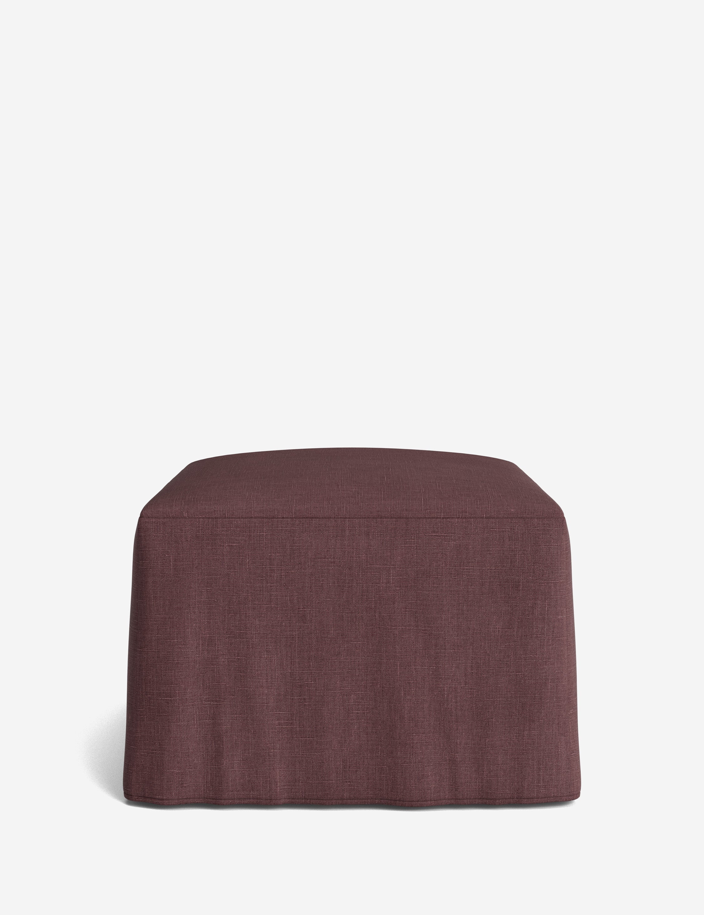 Lulu and Georgia Portola Slipcover Ottoman - view 159