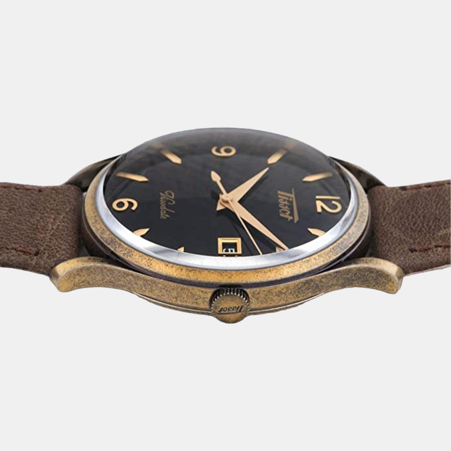 Tissot Heritage Visodate Men Analog Leather Watch T1184103605700 - view 2