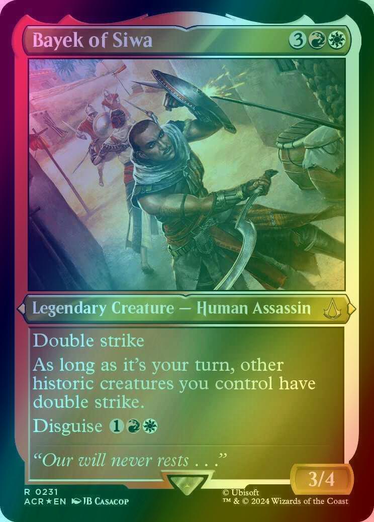 Magic Bayek of Siwa [231] [Assassin's Creed] [Etched Foil]