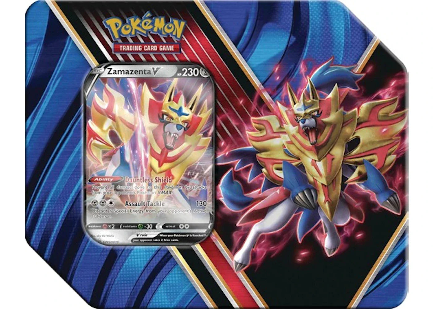 Pokémon 2020 Pokemon TCG Legends of Galar Tin Zamazenta V