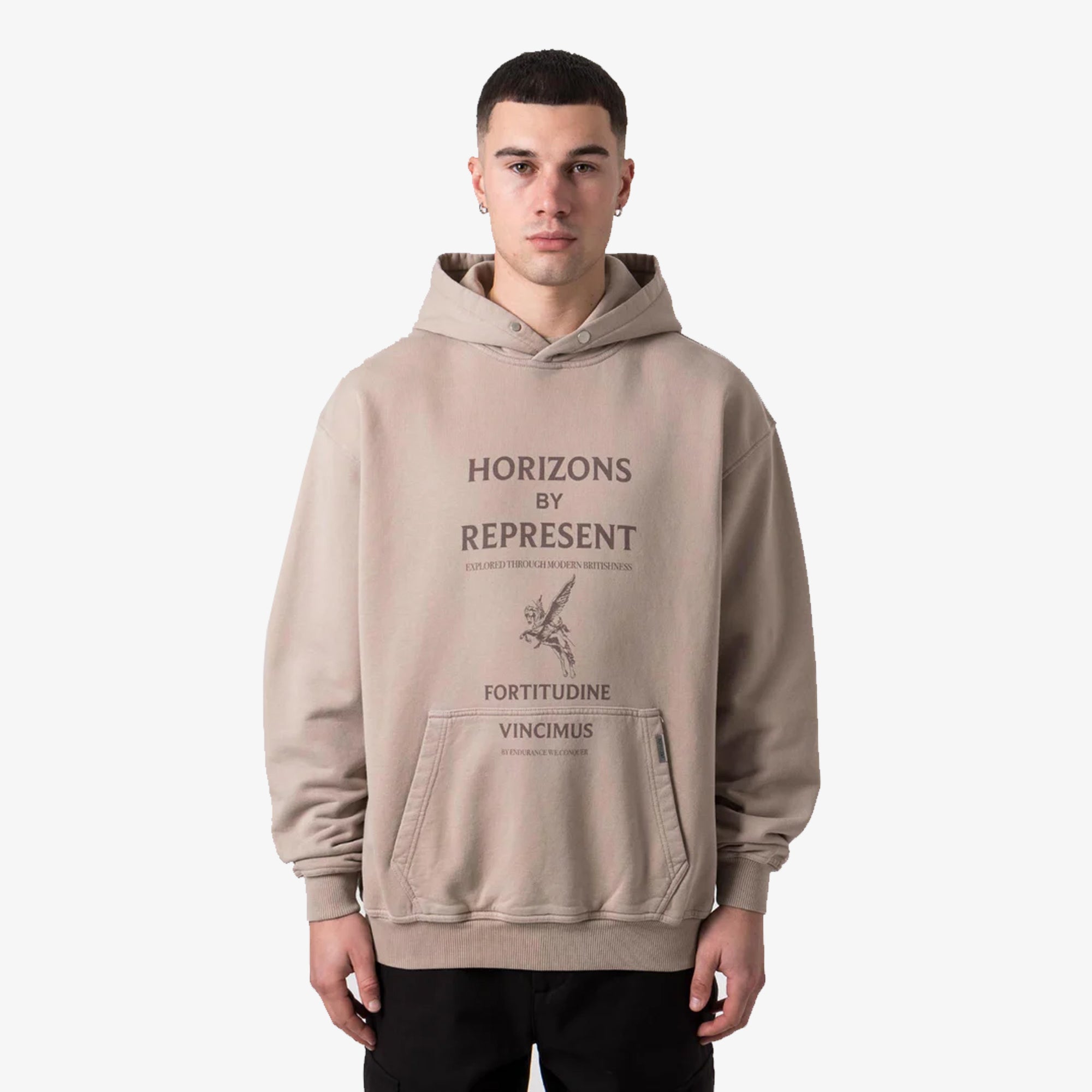 Represent | HORIZONS HOODIE { TAUPE