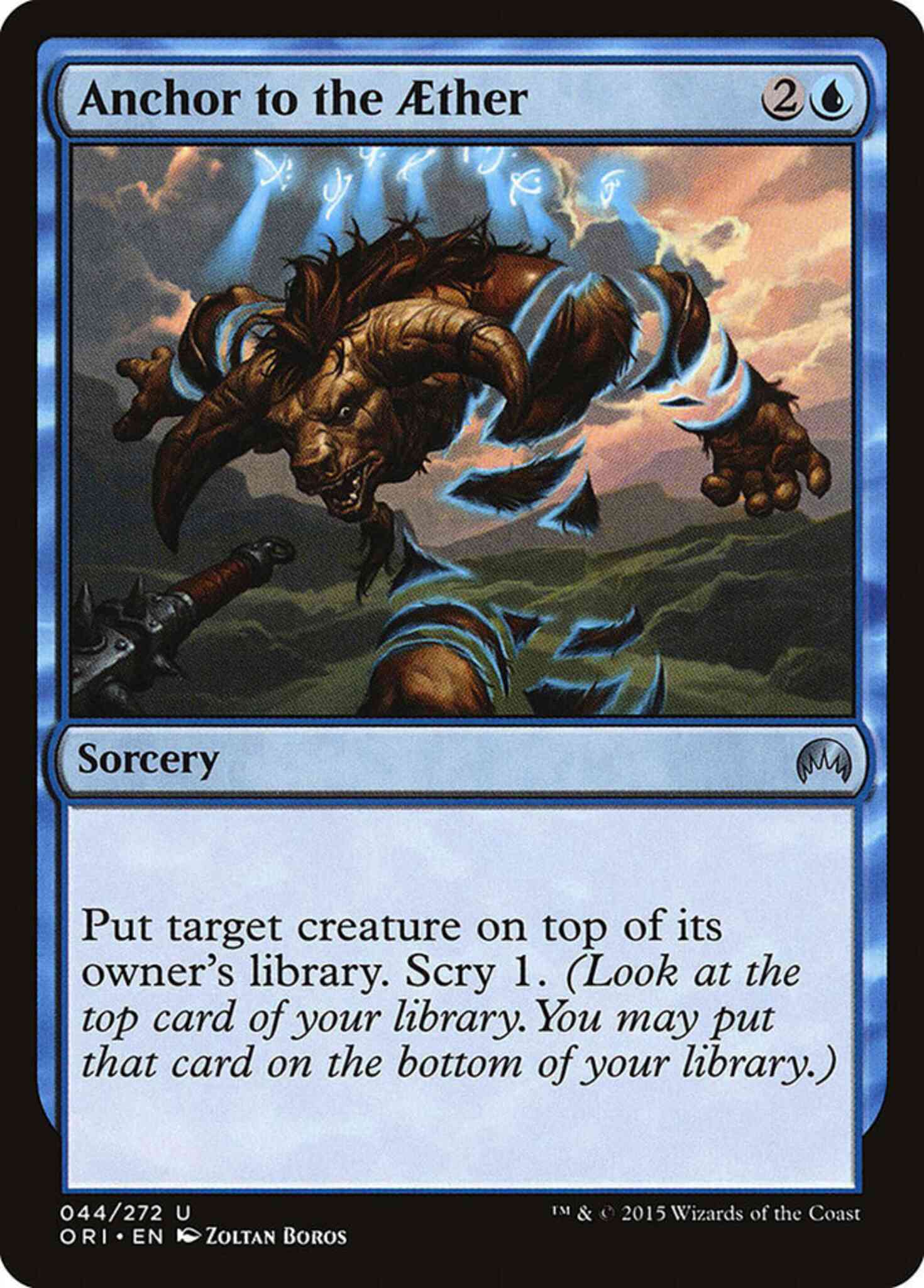 Aether 44 magic – Anchor to the Aether [44] [Magic Origins] [Non-Foil]