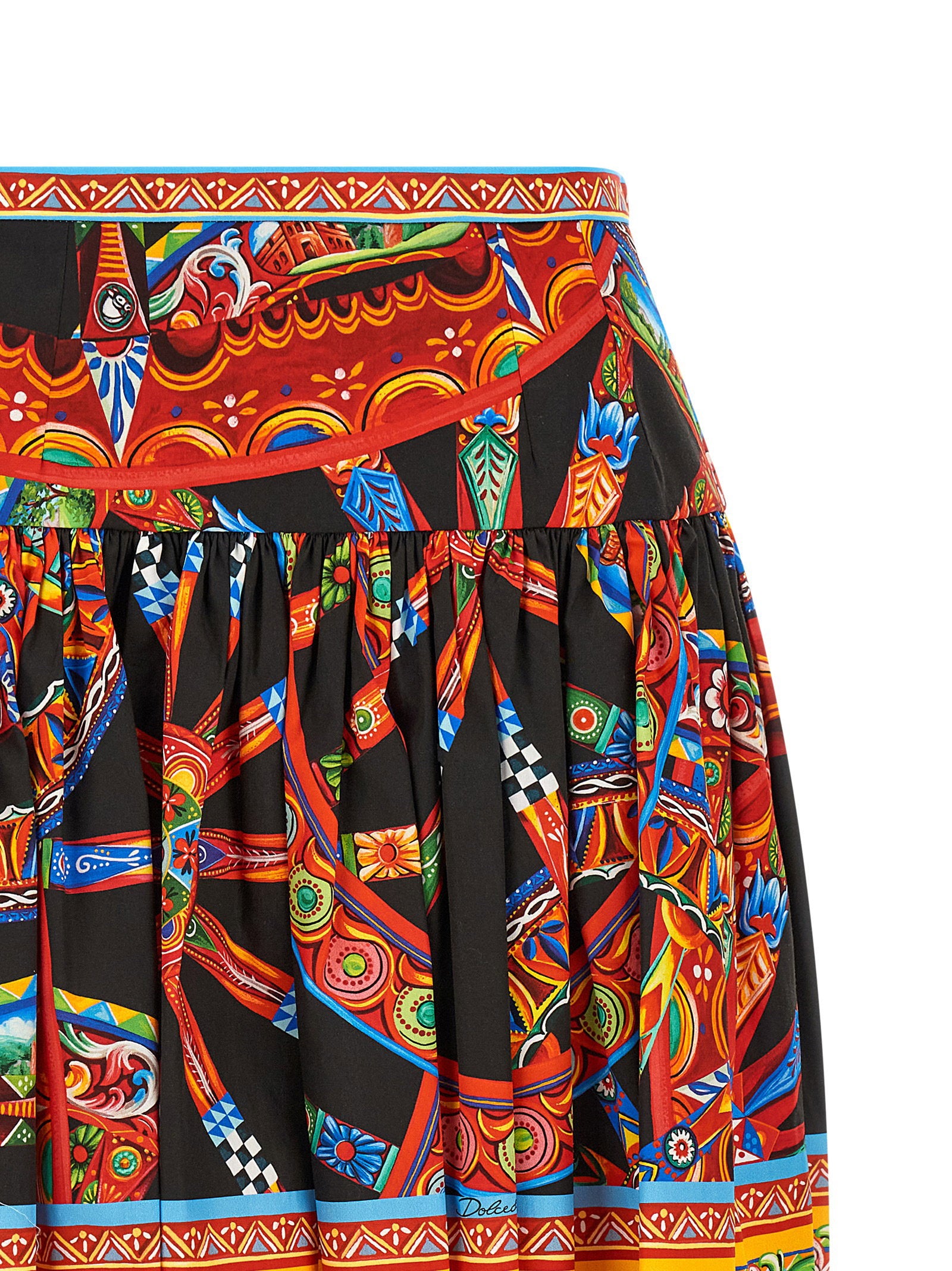 Dolce & Gabbana Carretto Skirt – 100% cotton - view 3