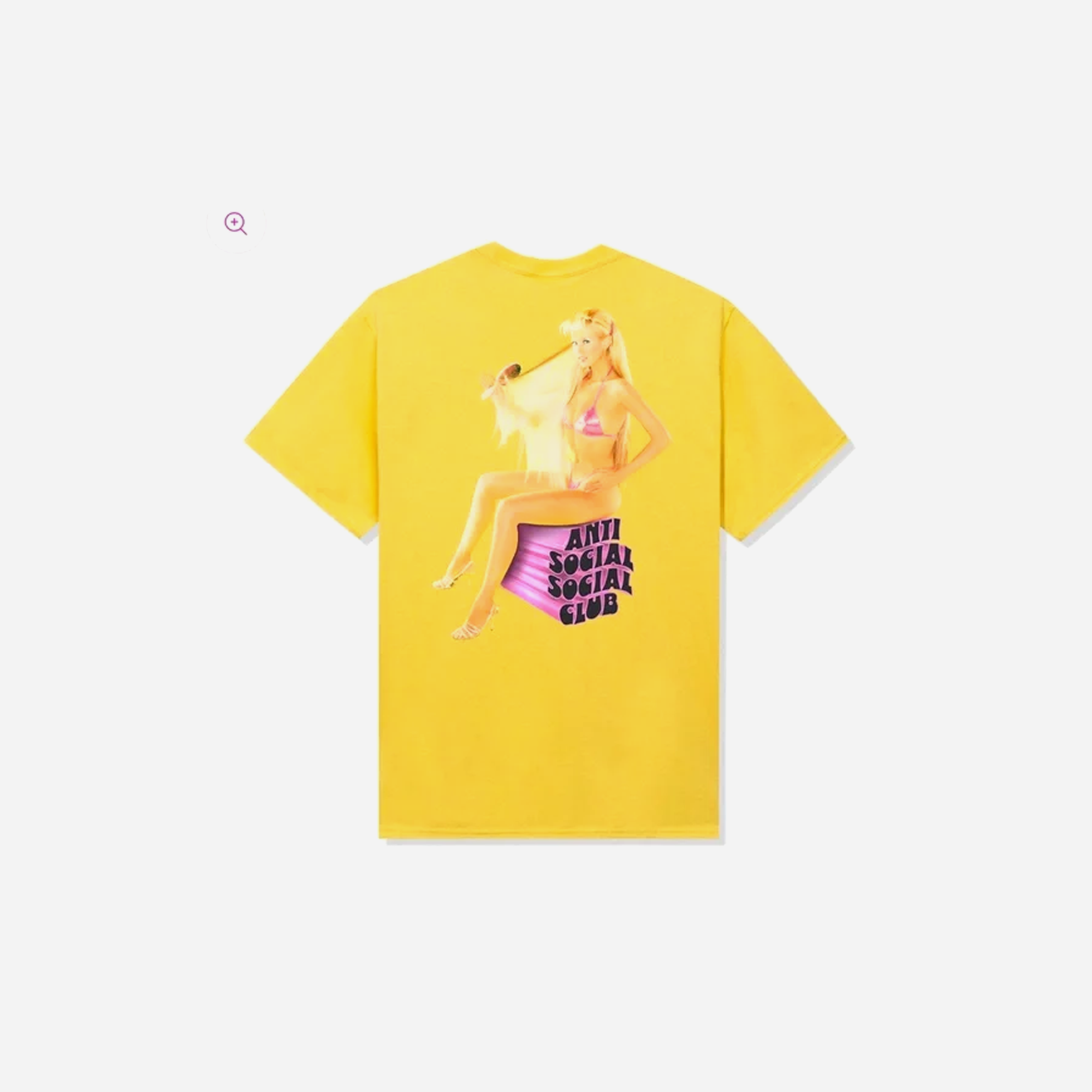 Anti Social Social Club Ellen Von Unwerth For Assc 3D Fantasy Tee Yellow - view 2