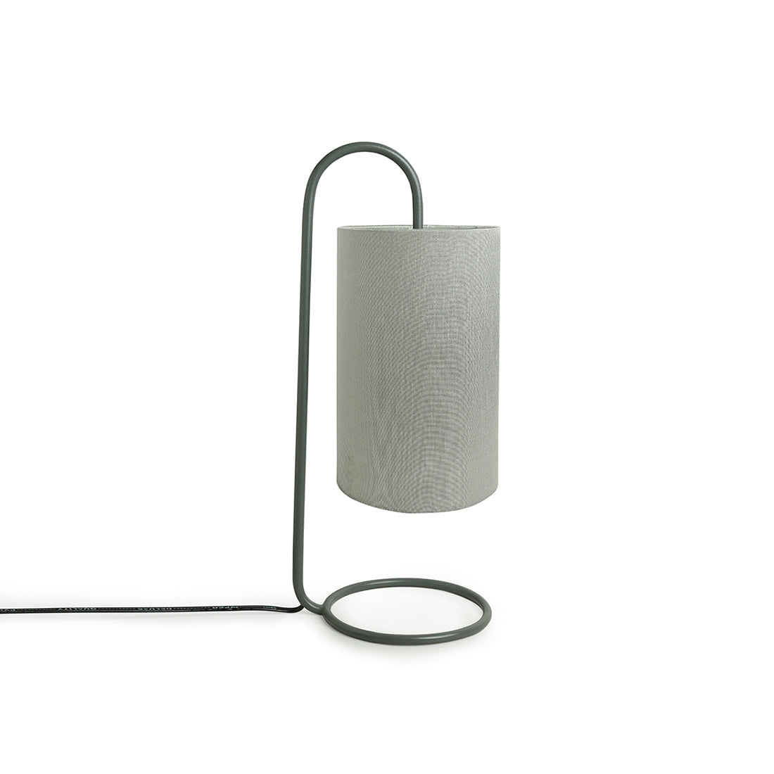 EXCLUSIVELANE 'White Coiled' Handcrafted Arched Table Lamp In Iron (17 Inch) - view 4
