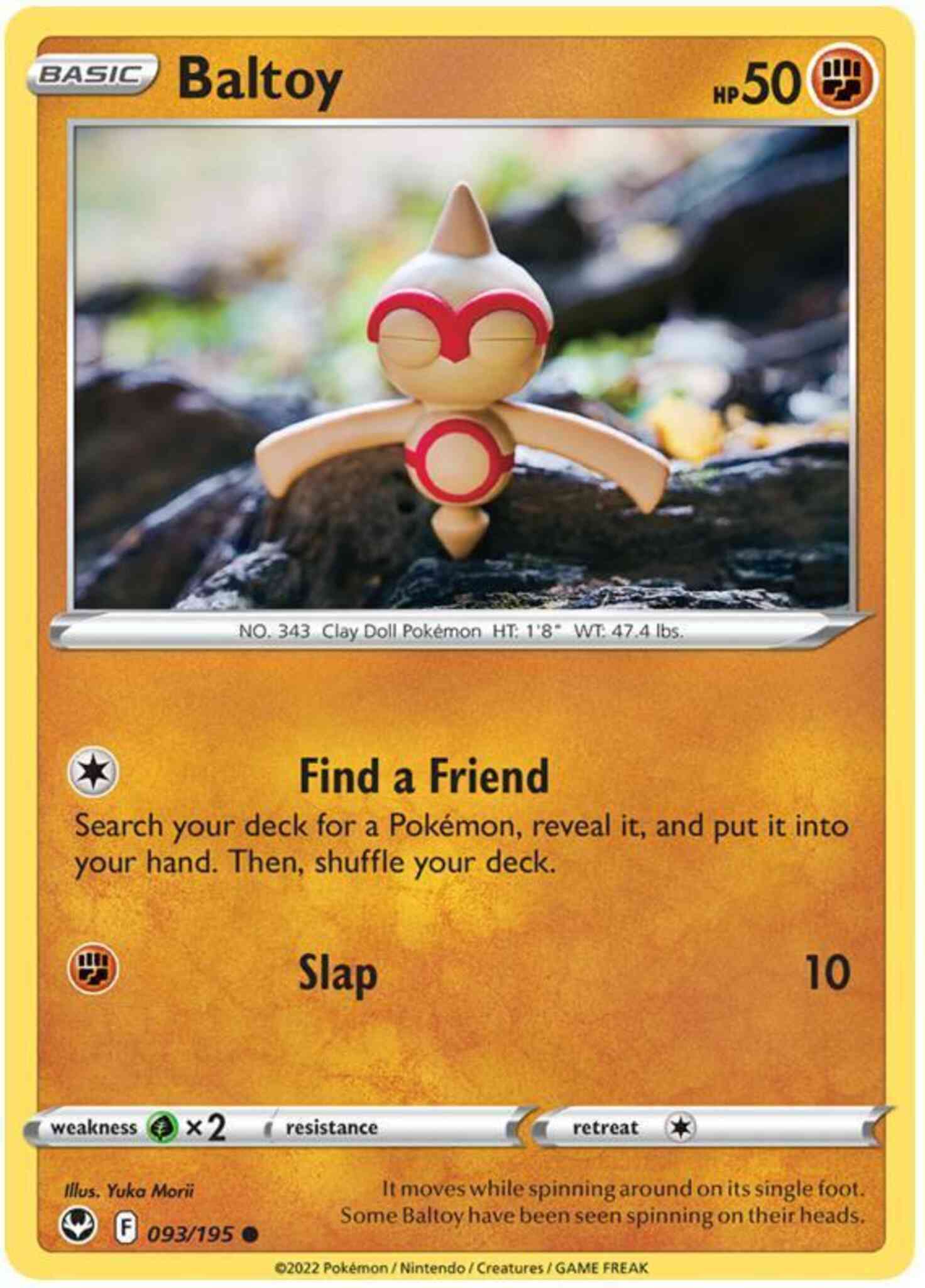 Common swsh12-093 non-holo – Pokémon Baltoy - 093/195 - Common [swsh12-093] [Non-Holo]
