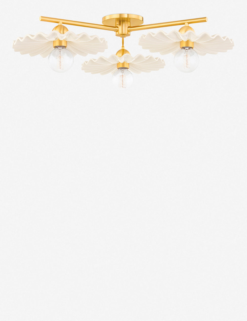 Lulu and Georgia Madrona Semi-Flush Mount Light