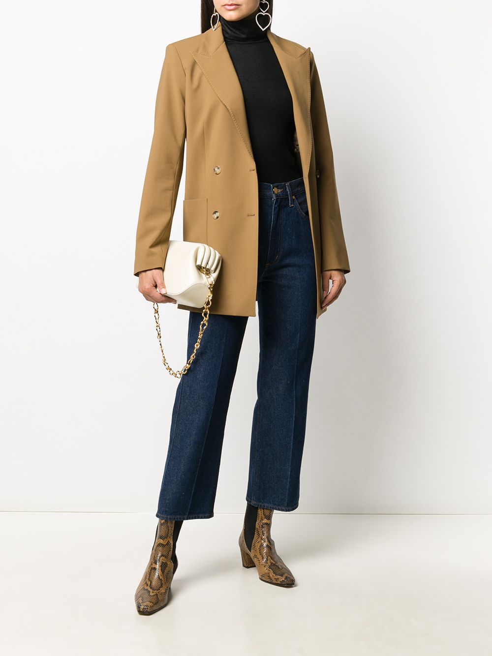 Majestic Lurex high-neck sweater - view 5