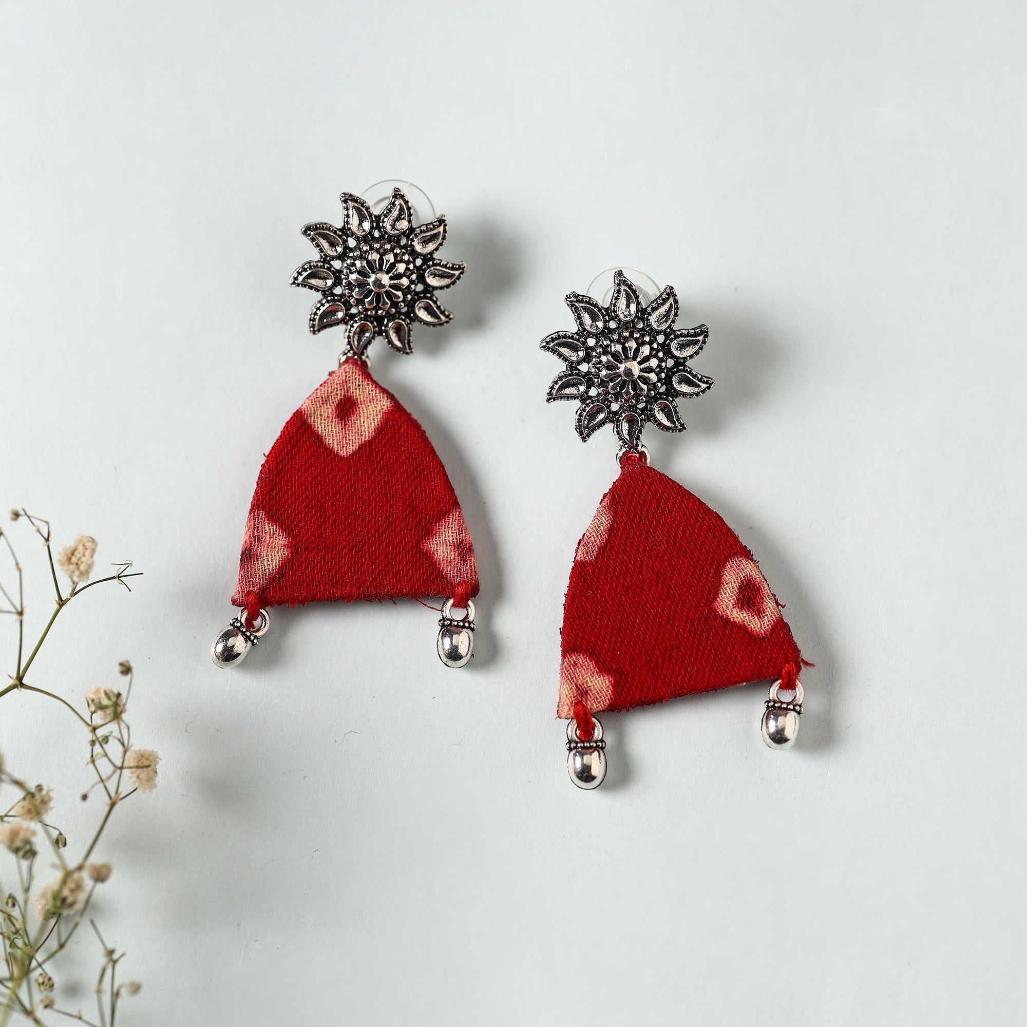 JALPARI Maya Handcrafted GS Fabart Earrings 20