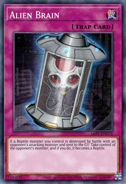 Yu-Gi-Oh! Alien Brain - BP03-EN215 - Shatterfoil Rare - 1st Edition