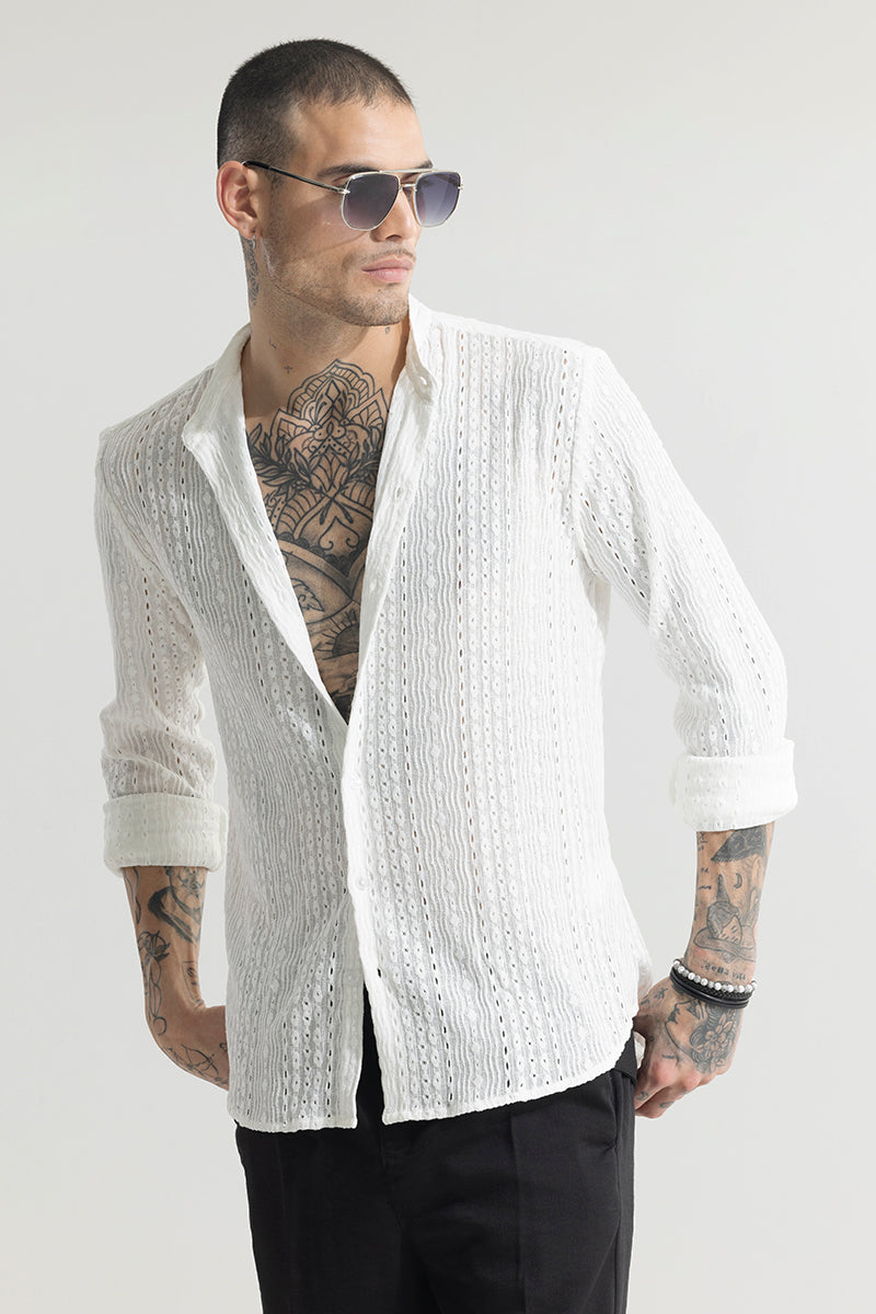SNITCH CraftedCanvas White Shirt
