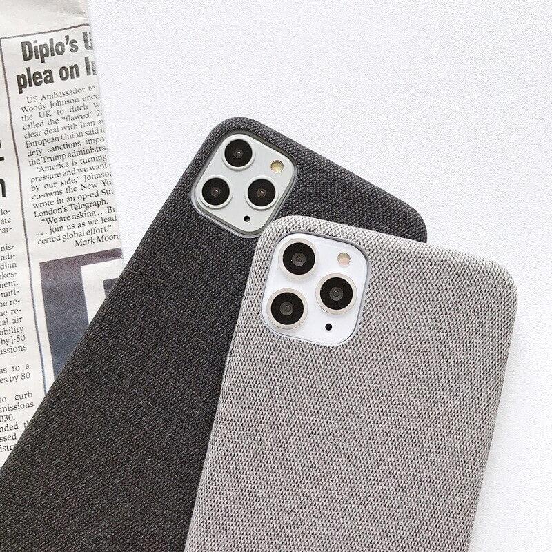 KShop Light Grey Fabric Case - iPhone 11 Pro Max - view 4