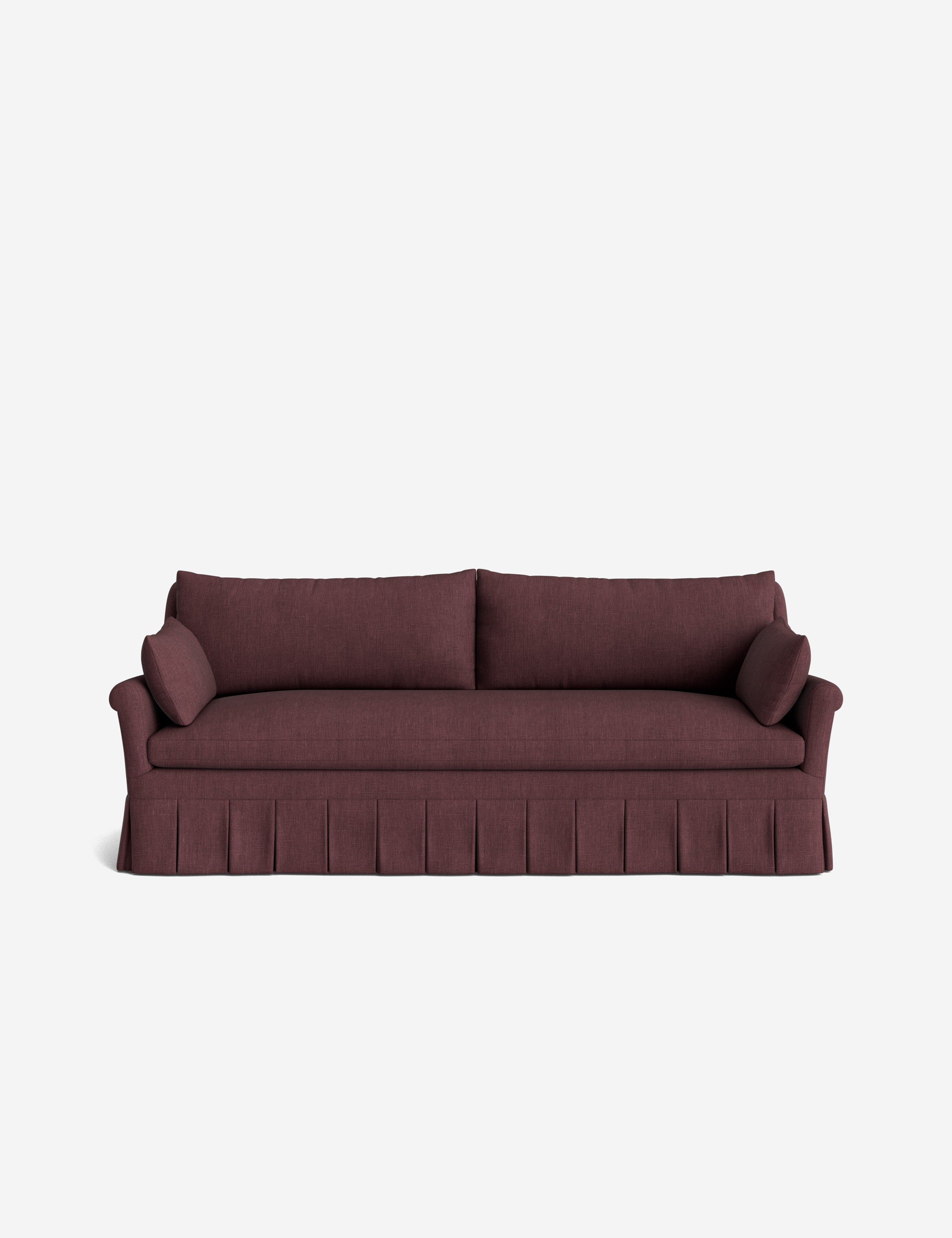 Lulu and Georgia Portola Rolled Arm Pleated Sofa - view 146