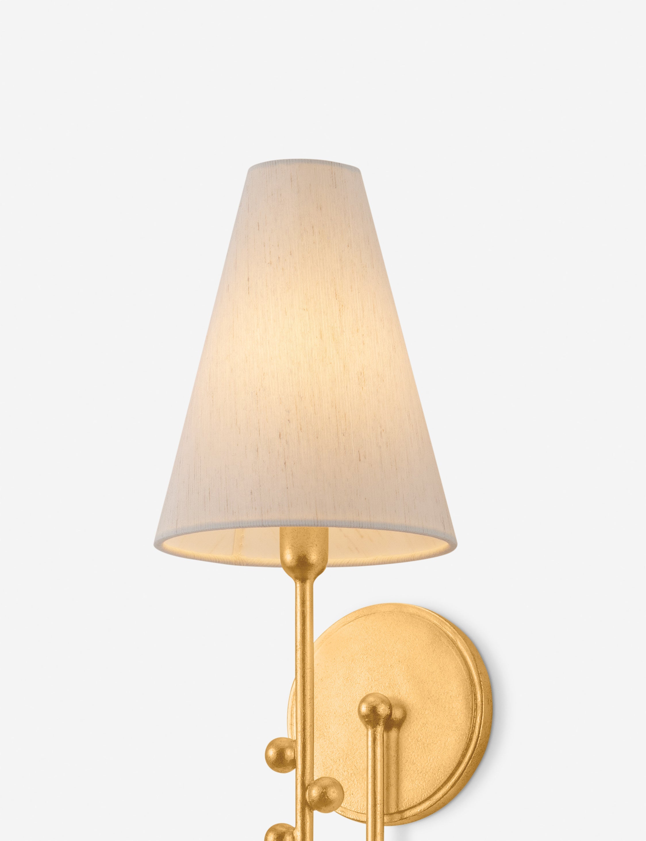 Lulu and Georgia Hiro Sconce – Gold Leaf - view 4