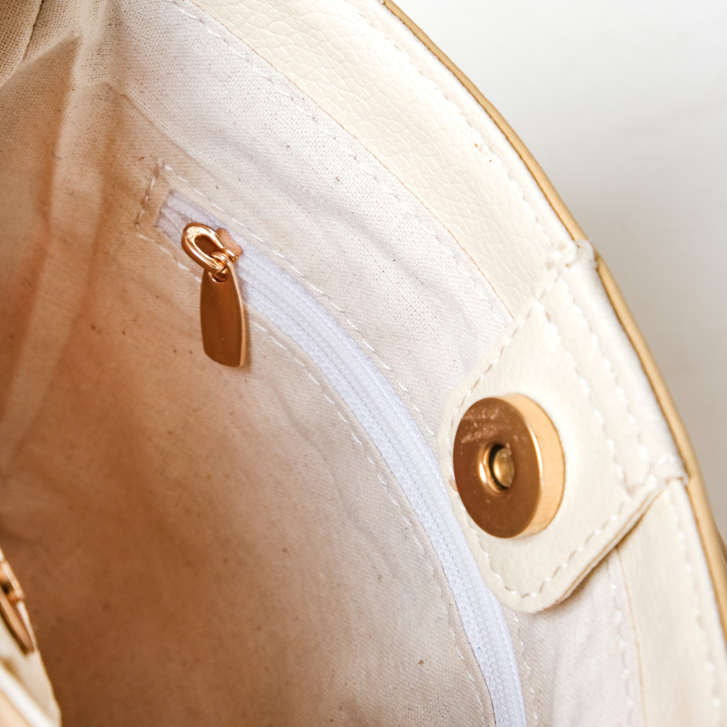 Nestasia Eden Beige Bucket Handbag For Women - view 9
