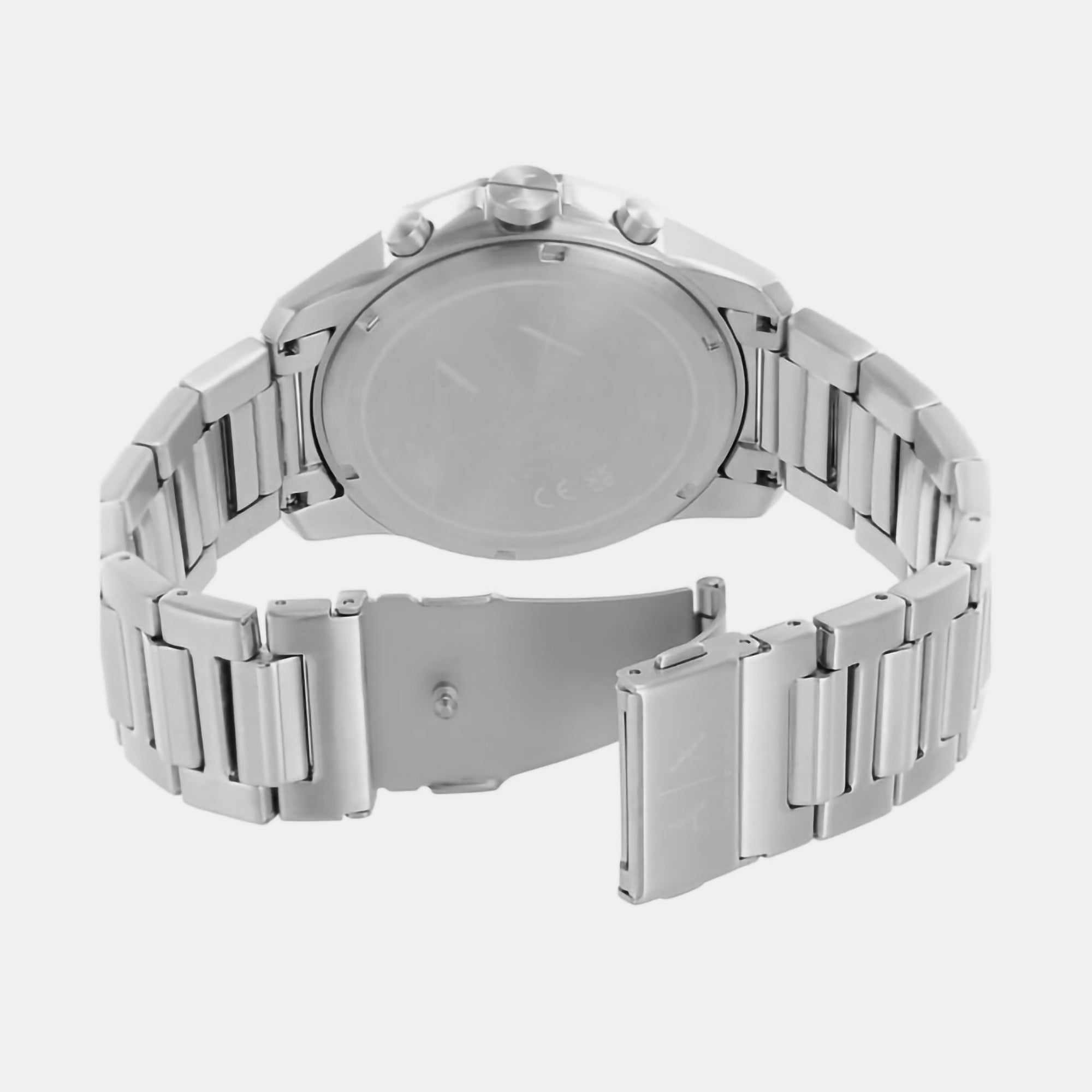 Armani Exchange Banks Men Quartz Silver Dial Chronograph Stainless Steel Watch AX1742 - view 6
