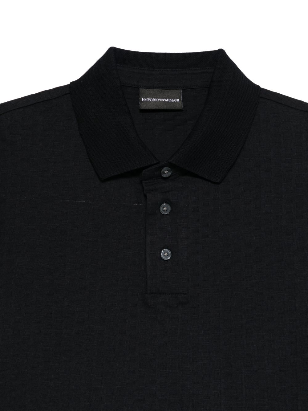 Emporio Armani Logo cotton polo shirt – 100% Cotton - view 2