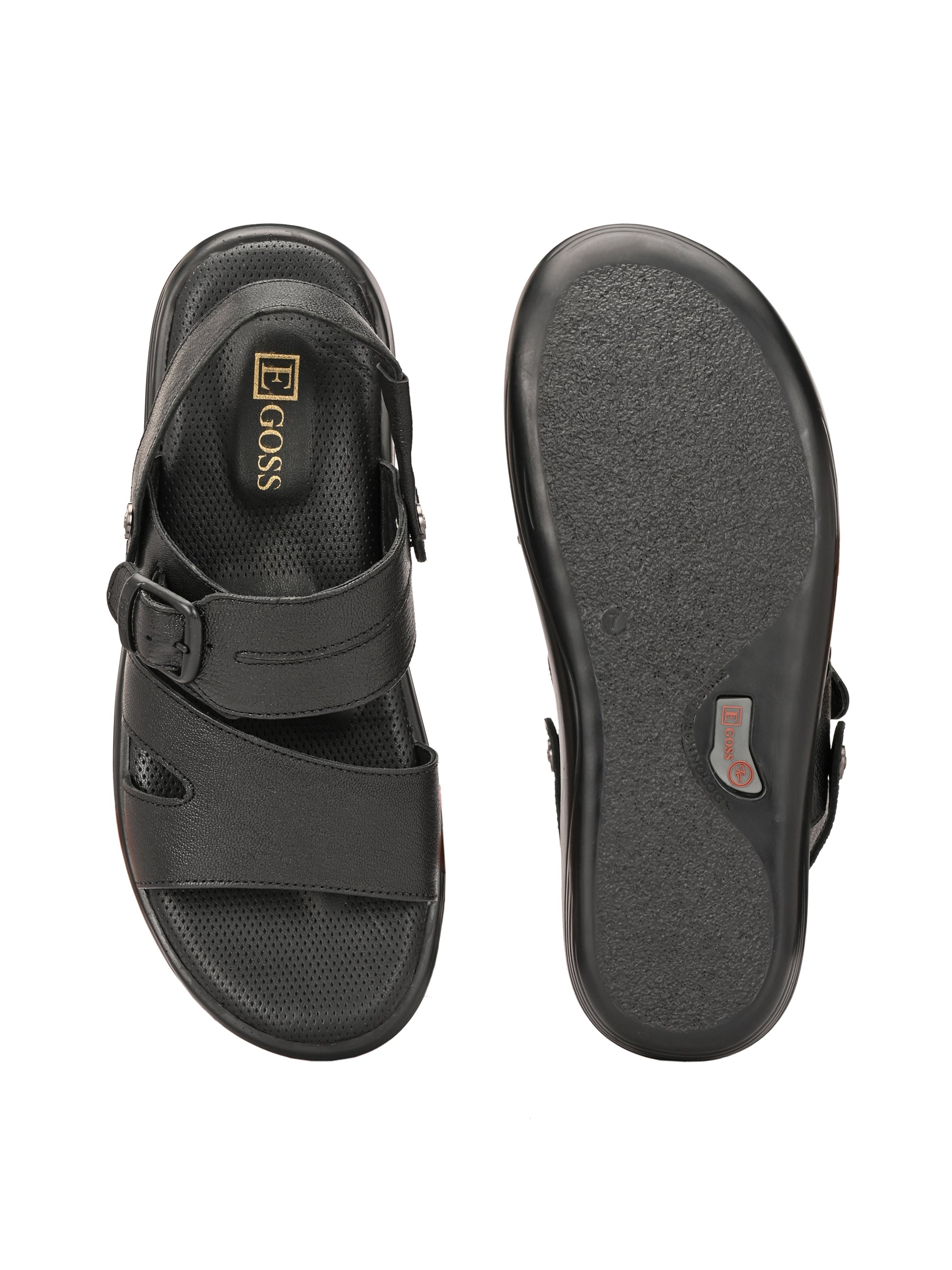 Egoss Shoes Egoss Leather Sandals For Men - view 14