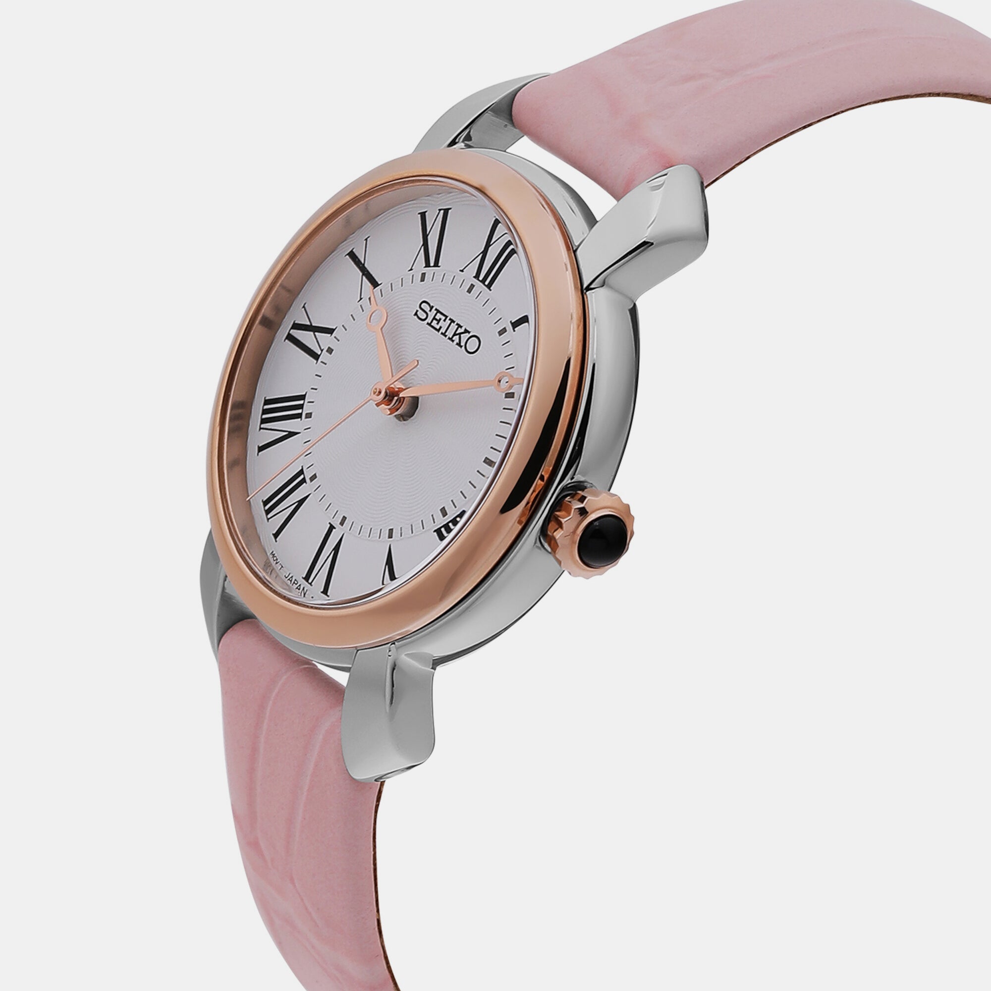 Seiko Dress Women Quartz White Dial Analog Leather Watch SUR628P2 - view 2