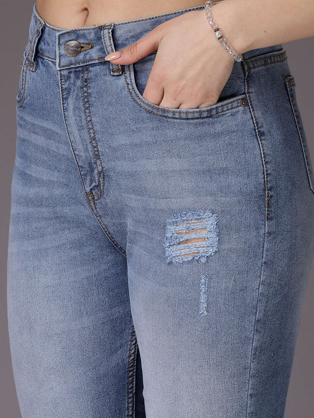 Freehand By The Indian Garage Co Women Straight Fit Jeans - view 8