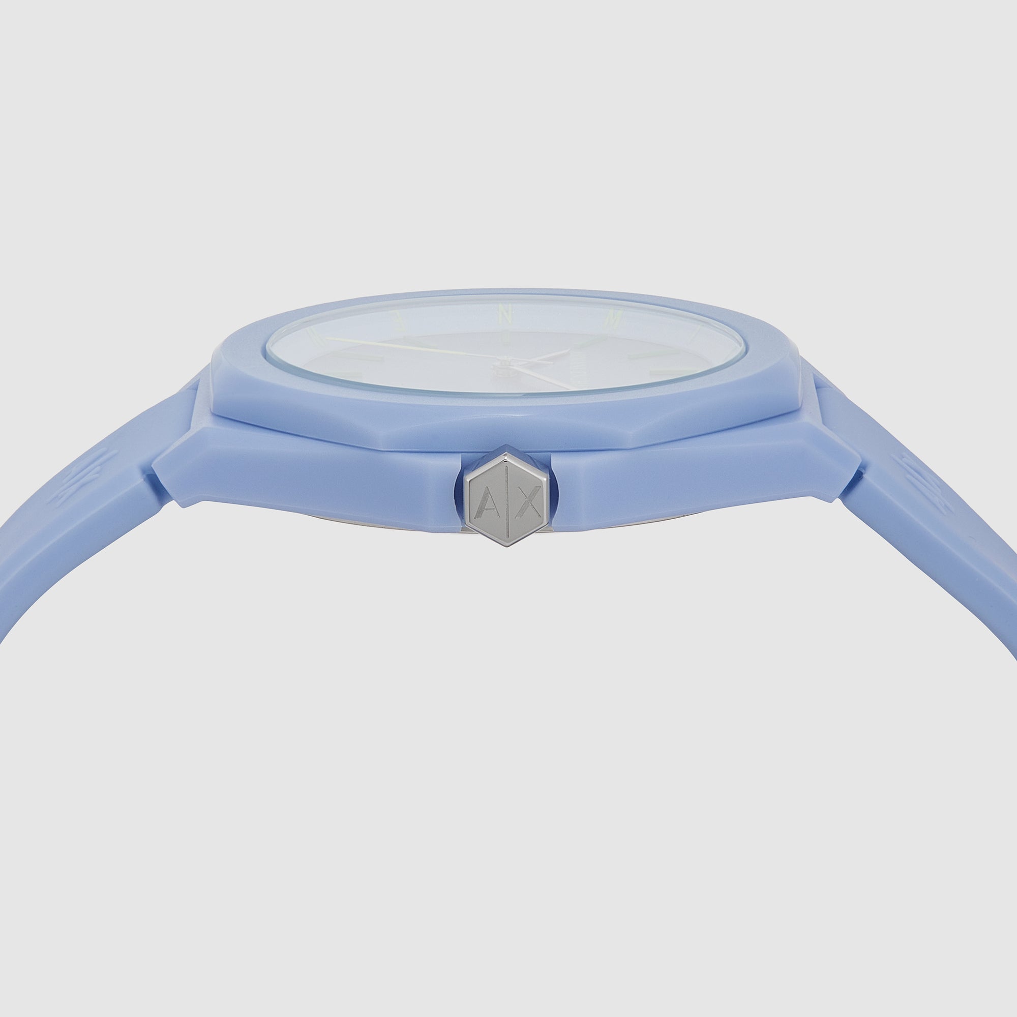 Armani Exchange Andrea Women Quartz Blue Dial Analog Silicone Watch AX4611 - view 2