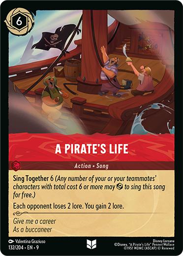 204 fabled non-foil – Lorcana A Pirate's Life - 132/204 [Fabled] [Non-Foil]