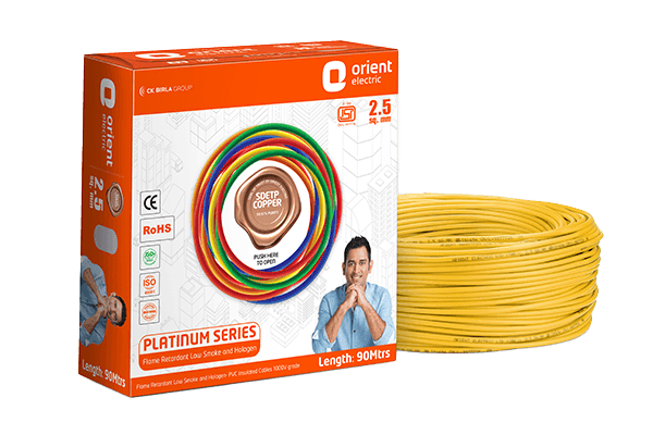 Orient Electric Flame Retardant Low Smoke And Halogen Platinum Wires - view 2