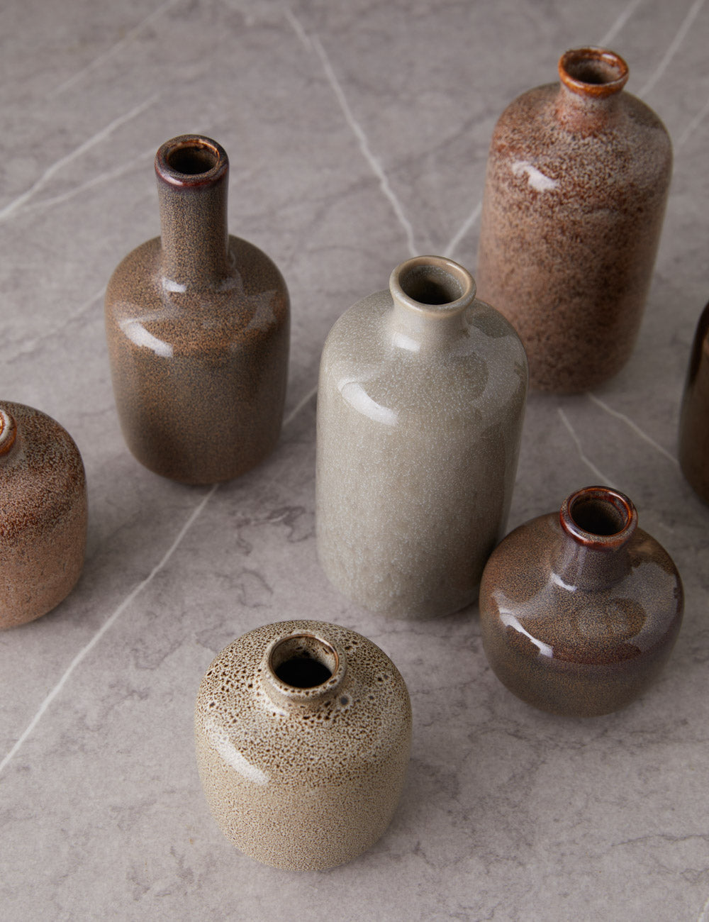 Lulu and Georgia Molloy Vases (Set of 8) – Brown - view 4