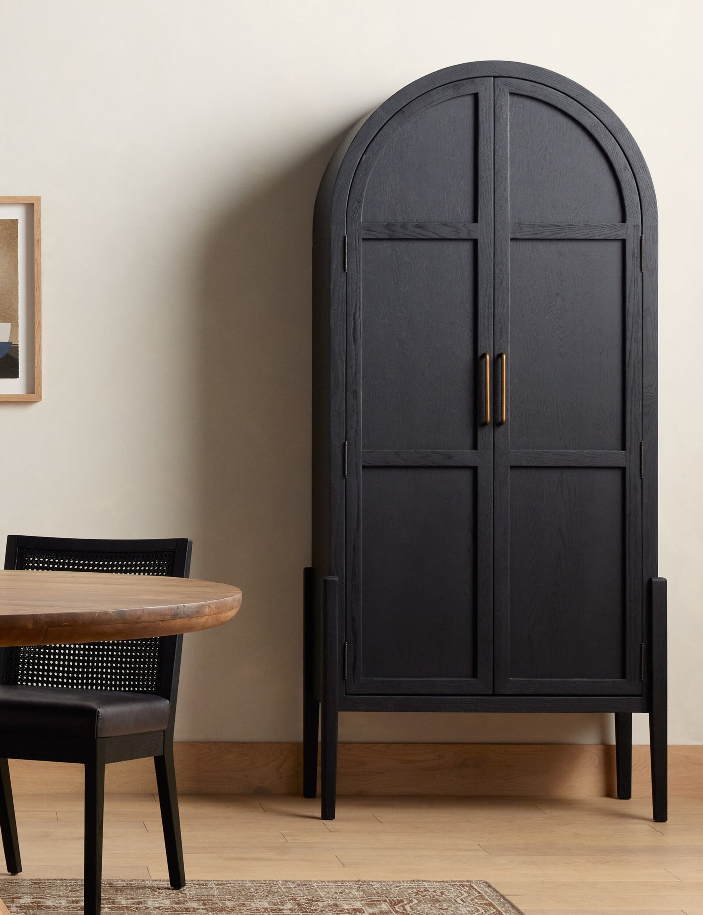 Lulu and Georgia Apolline Cabinet – Oak and Black - view 2