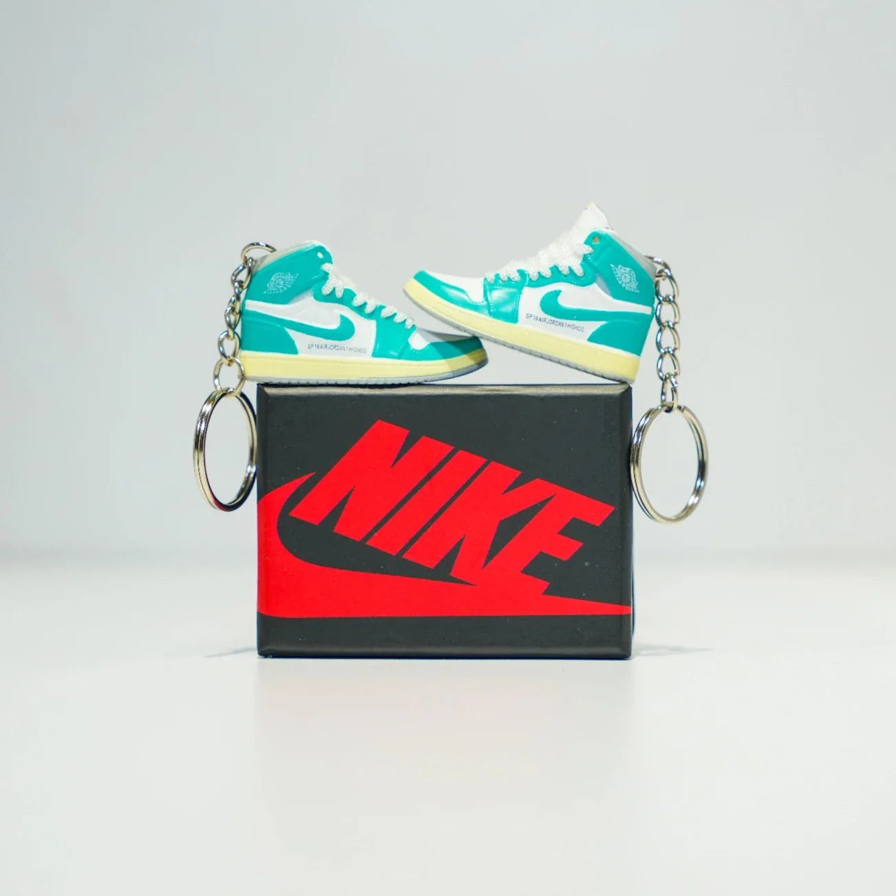 Kicks Machine 3D Sneaker Keychain With Box - Turbo Green