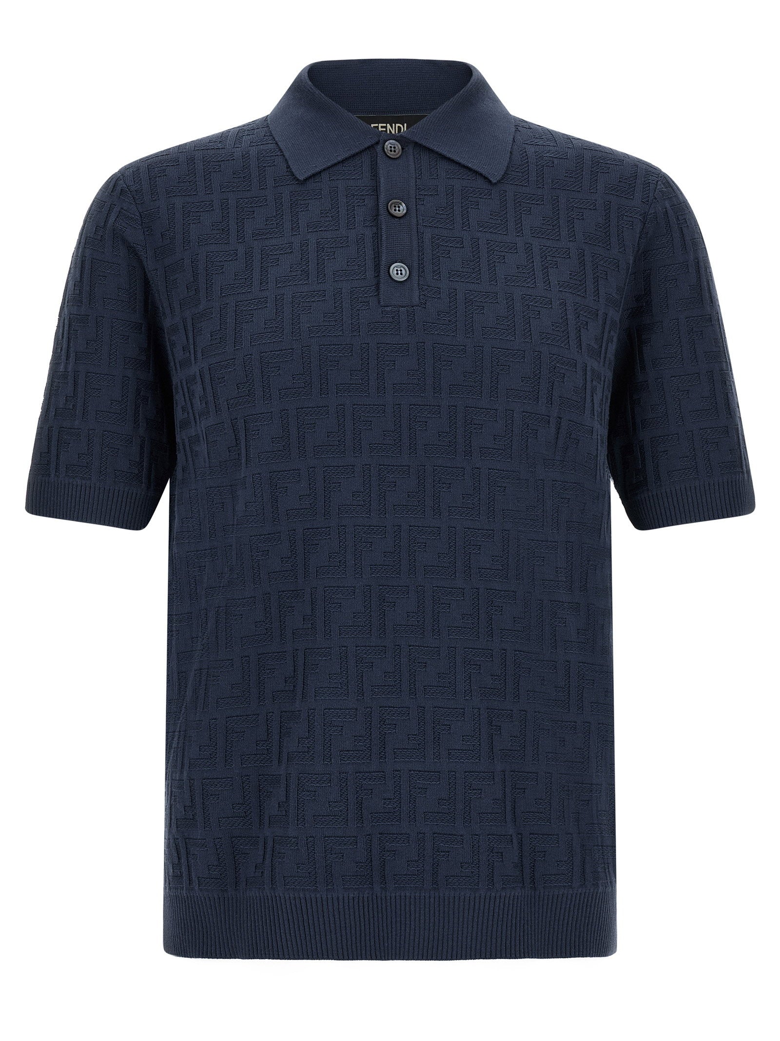 Fendi Ff Cotton Polo Shirt – 100% cotton